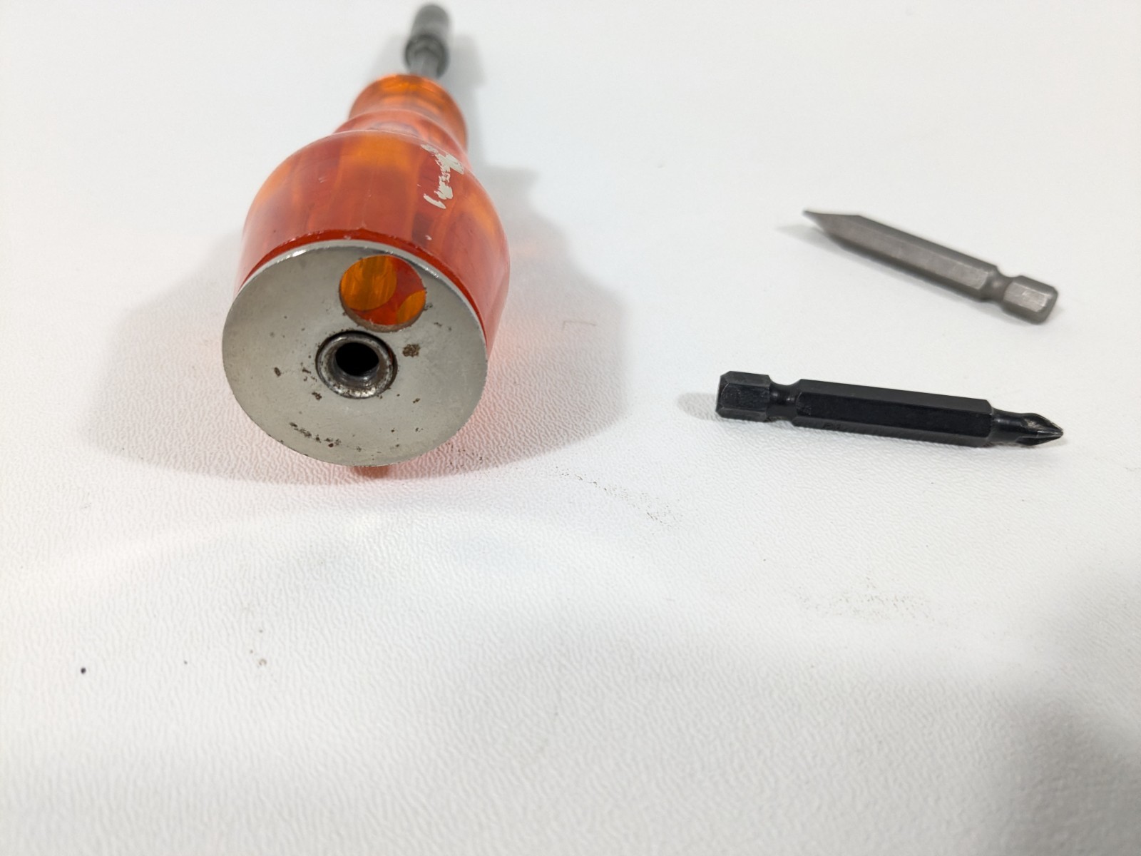 Paladin Screwdriver 1/4" Driver Bits Convertible Philips Flathead VTG Tool