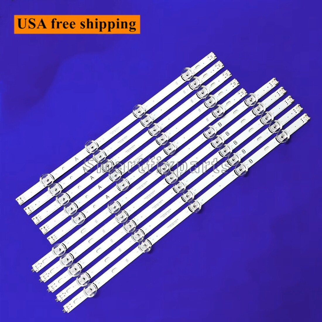 10Pcs LED Strips For LG 50LF6000-UB 50LF6090-UB 50LF6100-UA 50LY320C 50LF580V