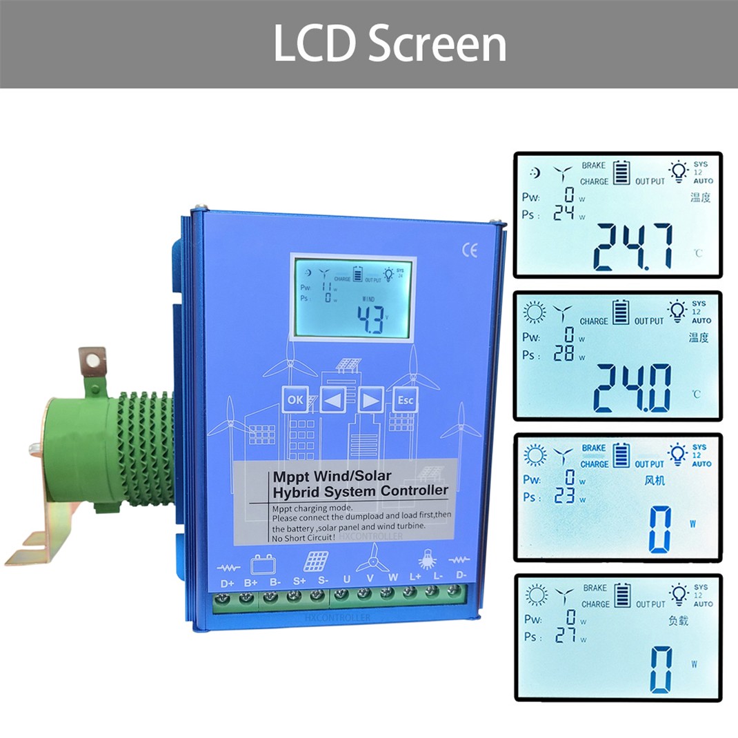 Smart Bluetooth Power Controller Solar & Wind Generator Transfer Switch 48V DC