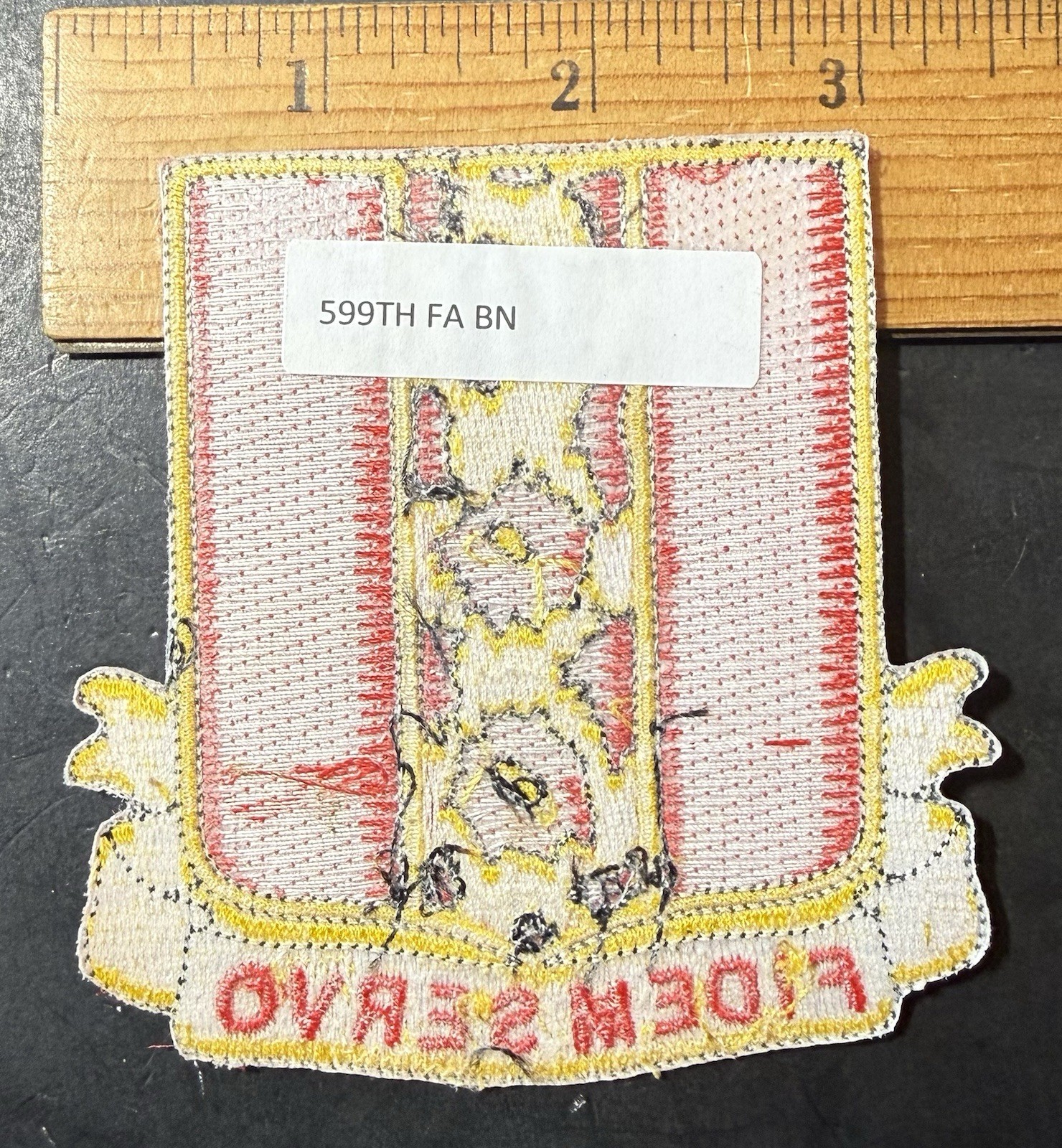 599th Field Artillery Battalion Patch