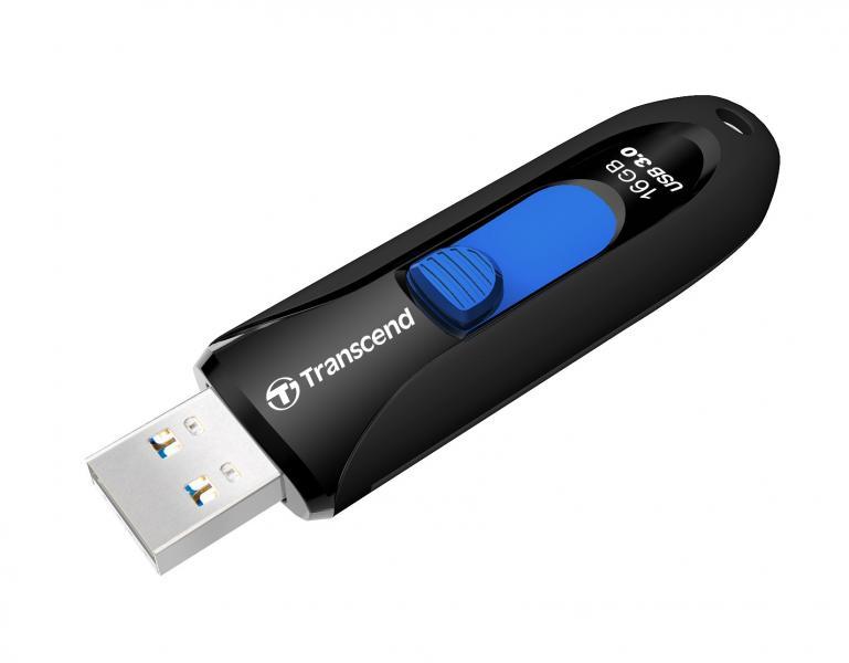 16GB Transcend JetFlash 790 USB3.0 Flash Drive 90MB/sec Sliding USB Connector