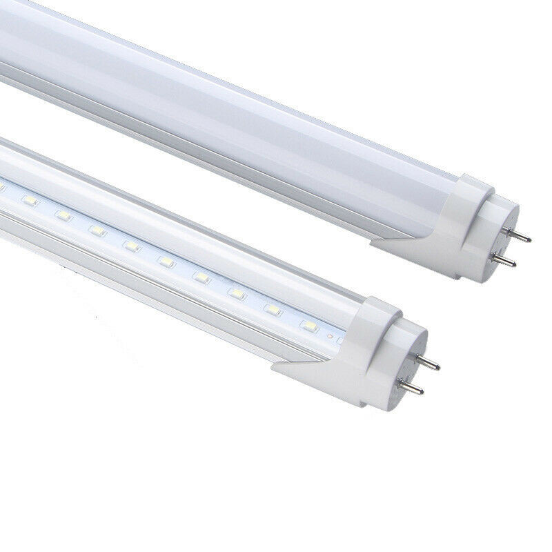 4FT T8 LED Tube Light Ballast Bypass Single End Power 22W 6500K 25 Pack