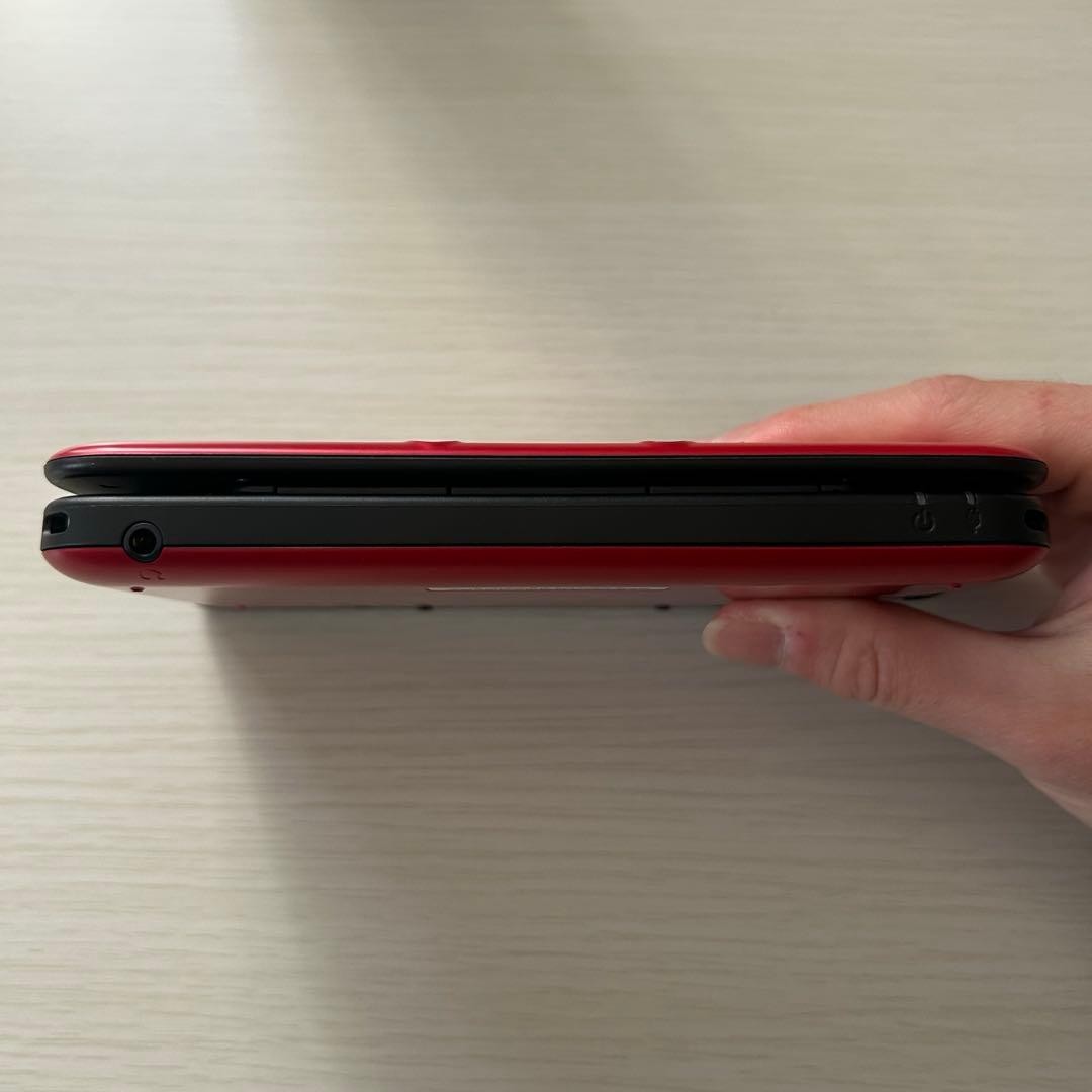 Nintendo 3DSLL Console only Red Black 75