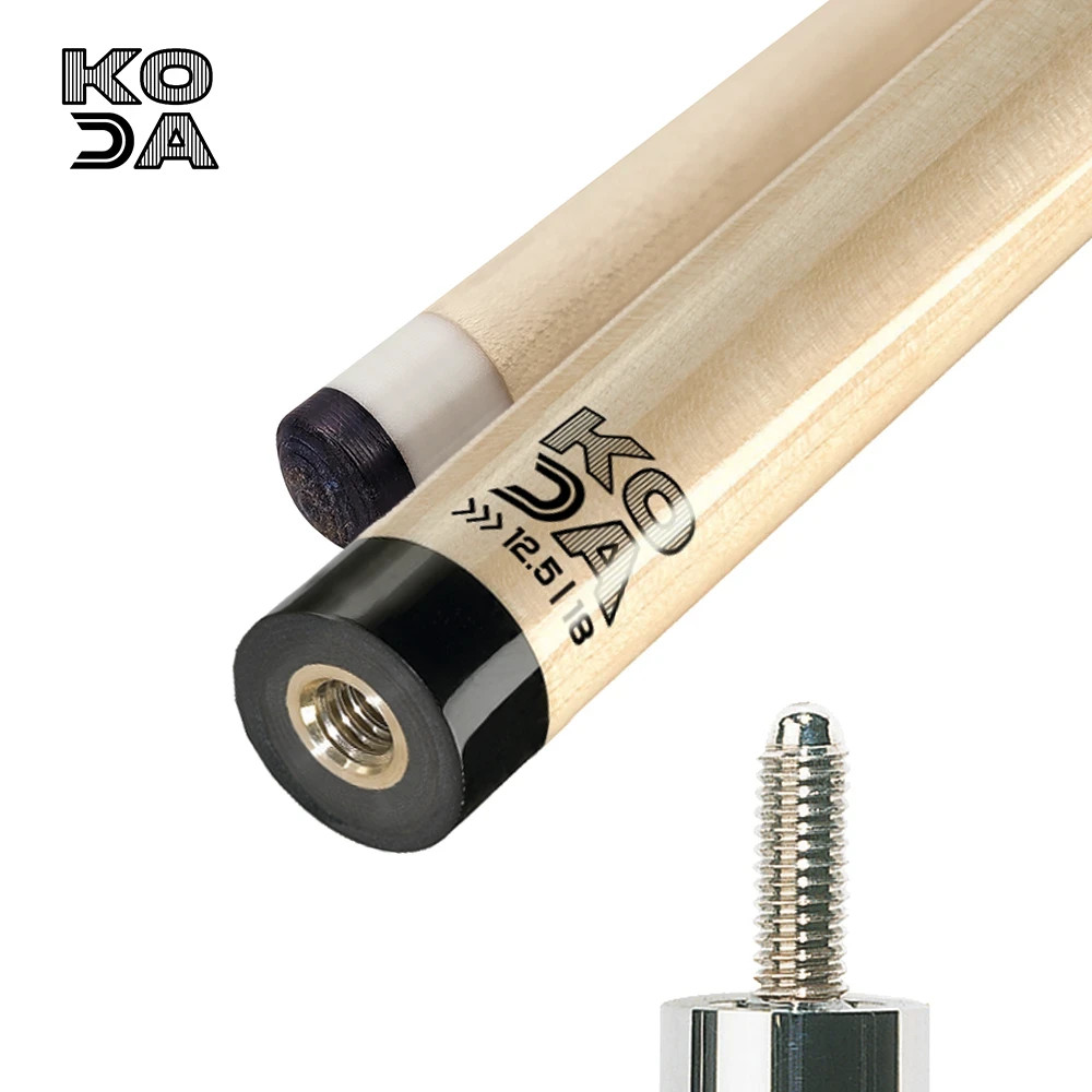 KODA KDV30WH Pool Cue with Maple Shaft.