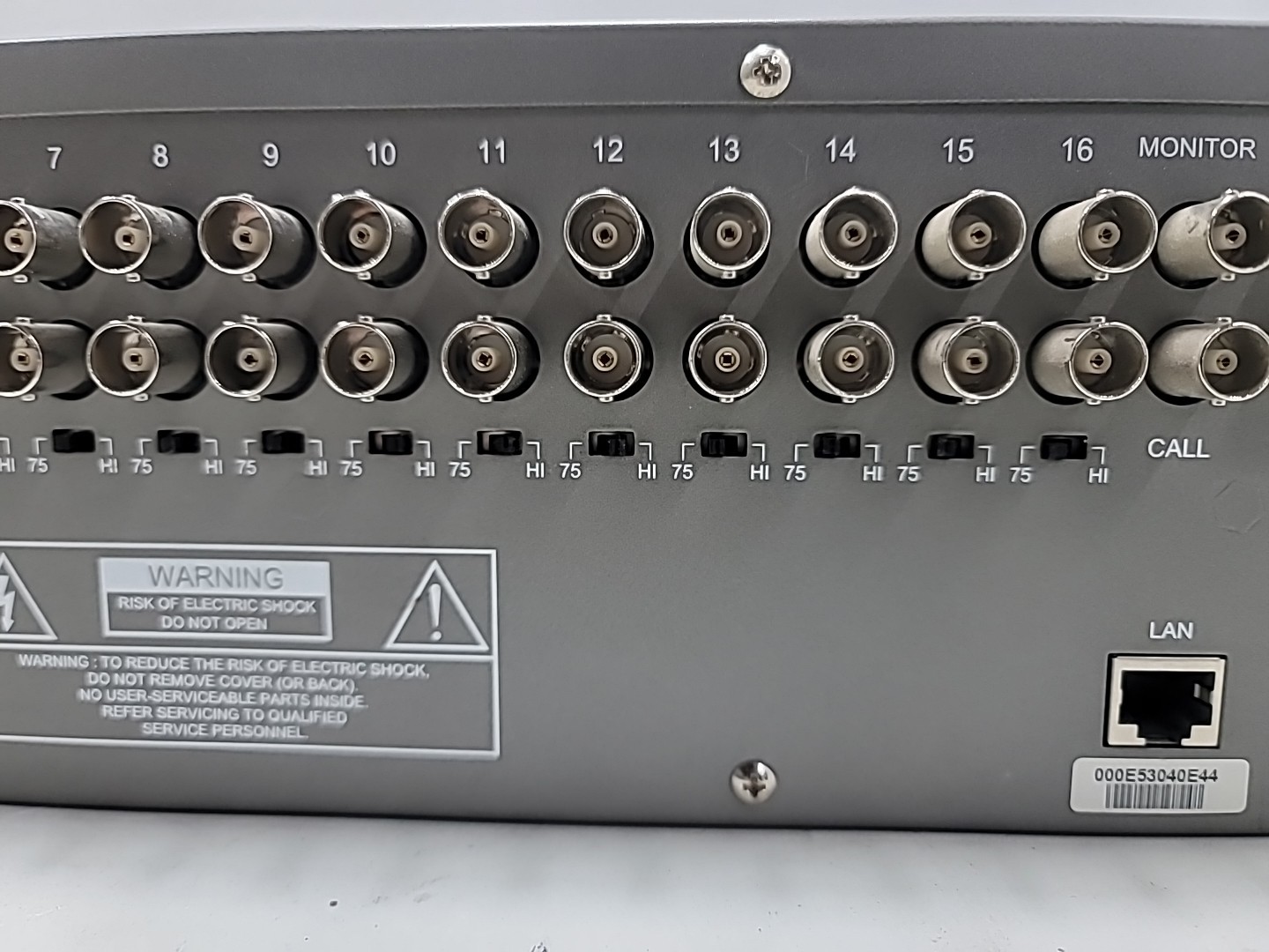 16‑Channel Digital Multiplex Recorder DVR16M HS‑DVR163 – Untested AS‑IS