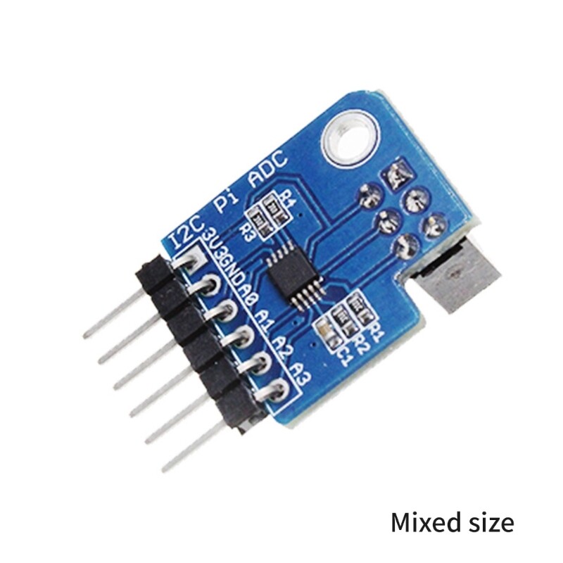 16 Bit I2C Module for RPi 4B/3B+/3B ADC 4 Channel Development Board