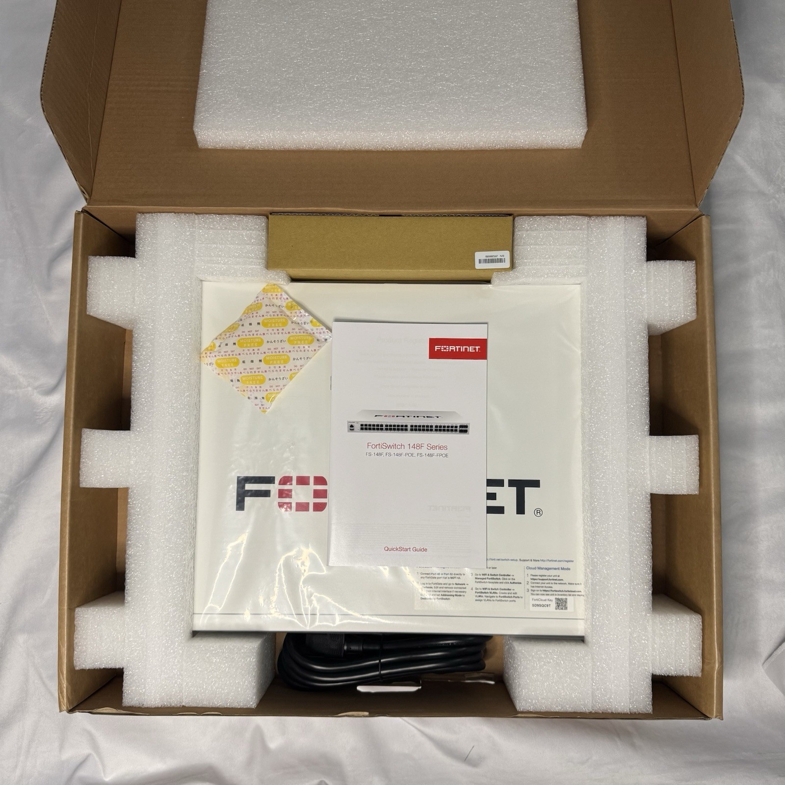 Fortinet FortiSwitch FS148FFPOE 48 Port Managed Ethernet Switch