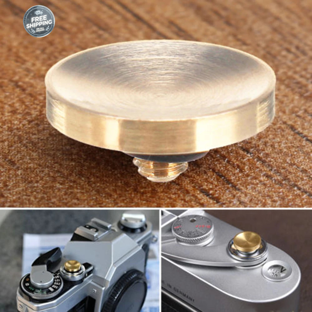 Durable Triggers Brass Shutter Release Button Camera Accessories For Fuji