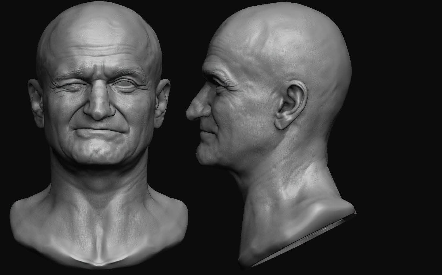 Popeye Robin Williams Life Size Head Bust Prop Replica