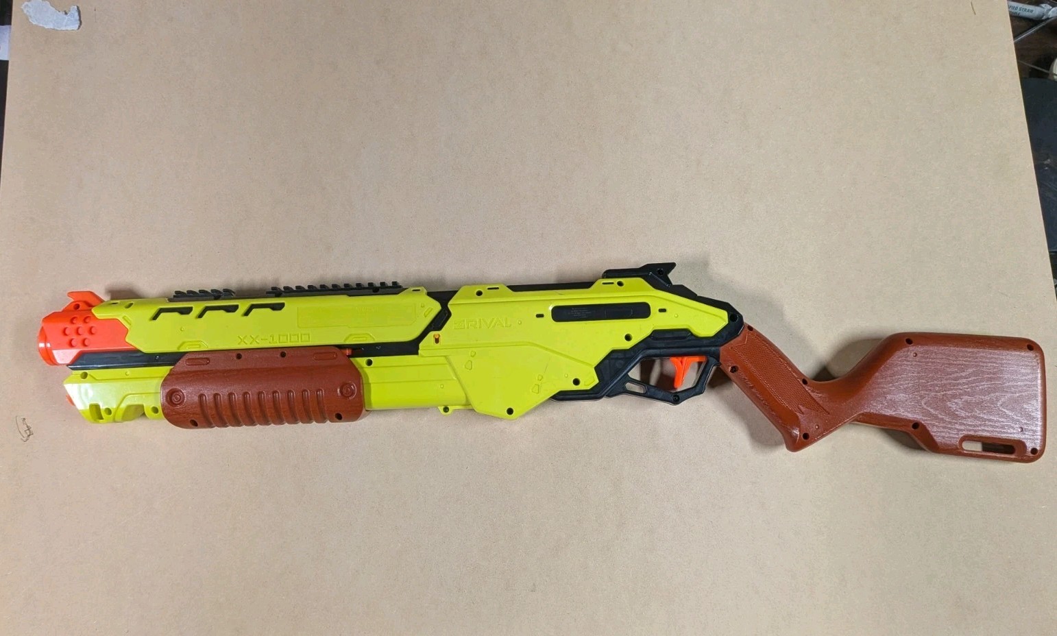 NERF Rival Saturn XX-1000 Blaster Lime Green/Brown, MPN E2658