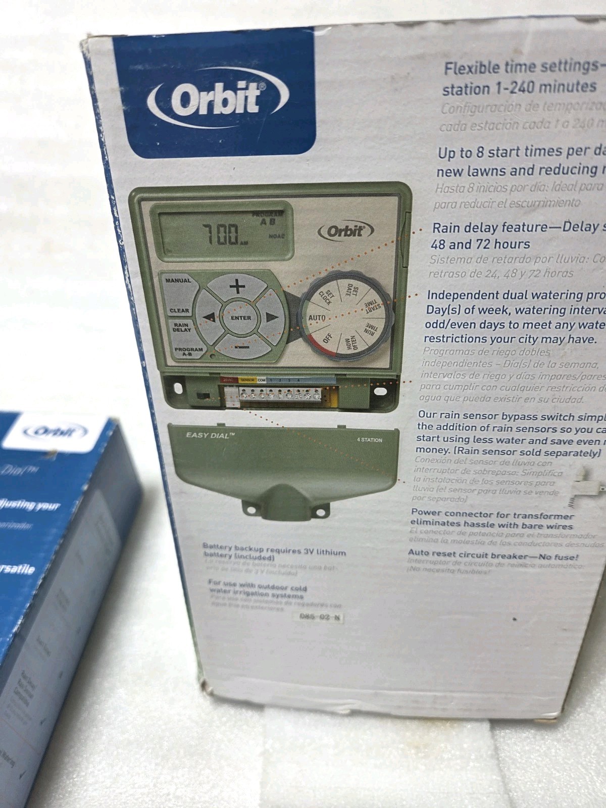 ORBIT 57874 4 Station Indoor Easy Dial Electrical Sprinkler Timer