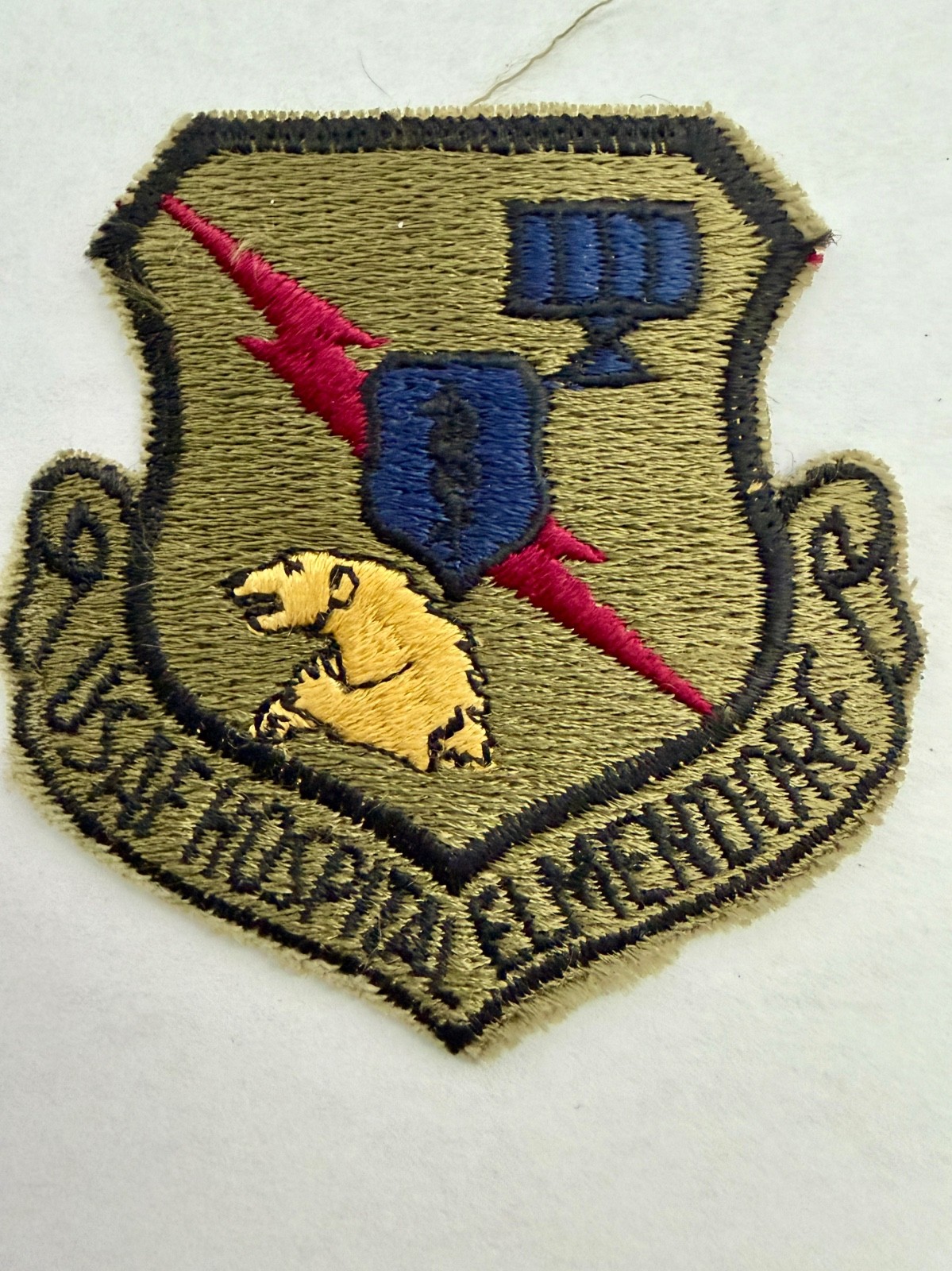 USAF Hospital Elmendorf  US Air Force Patch Subdued