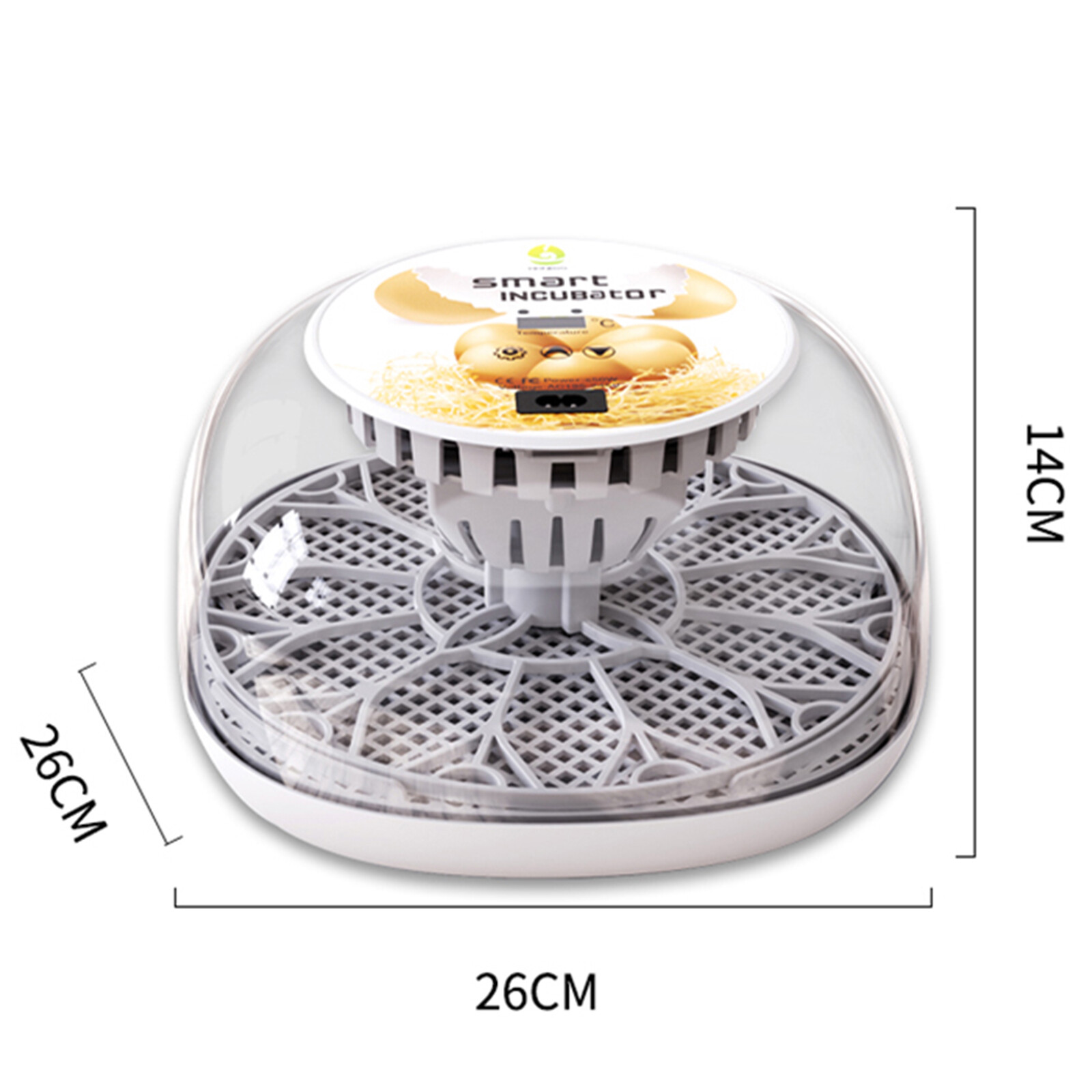 Egg Incubator 12Eggs Incubators for Hatching Chicken Quail Automatic Egg Turning
