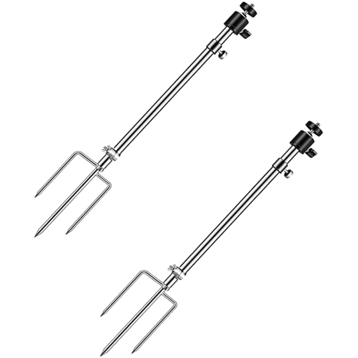 Adjustable 360° Camera Mounting Bracket - Stainless Steel, 2 Pack Included