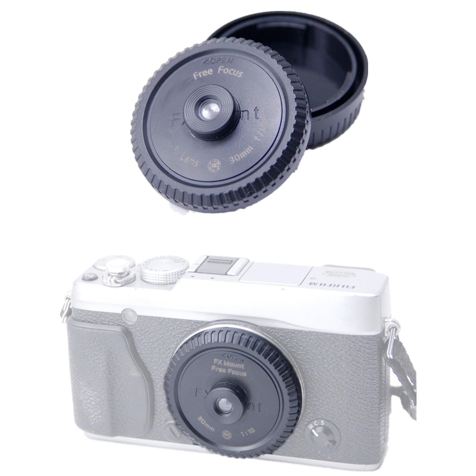 30mm F/10 Ultra Thin Wide Angle Focus Free Lens Body Cap for Fujifilm FX Mount q