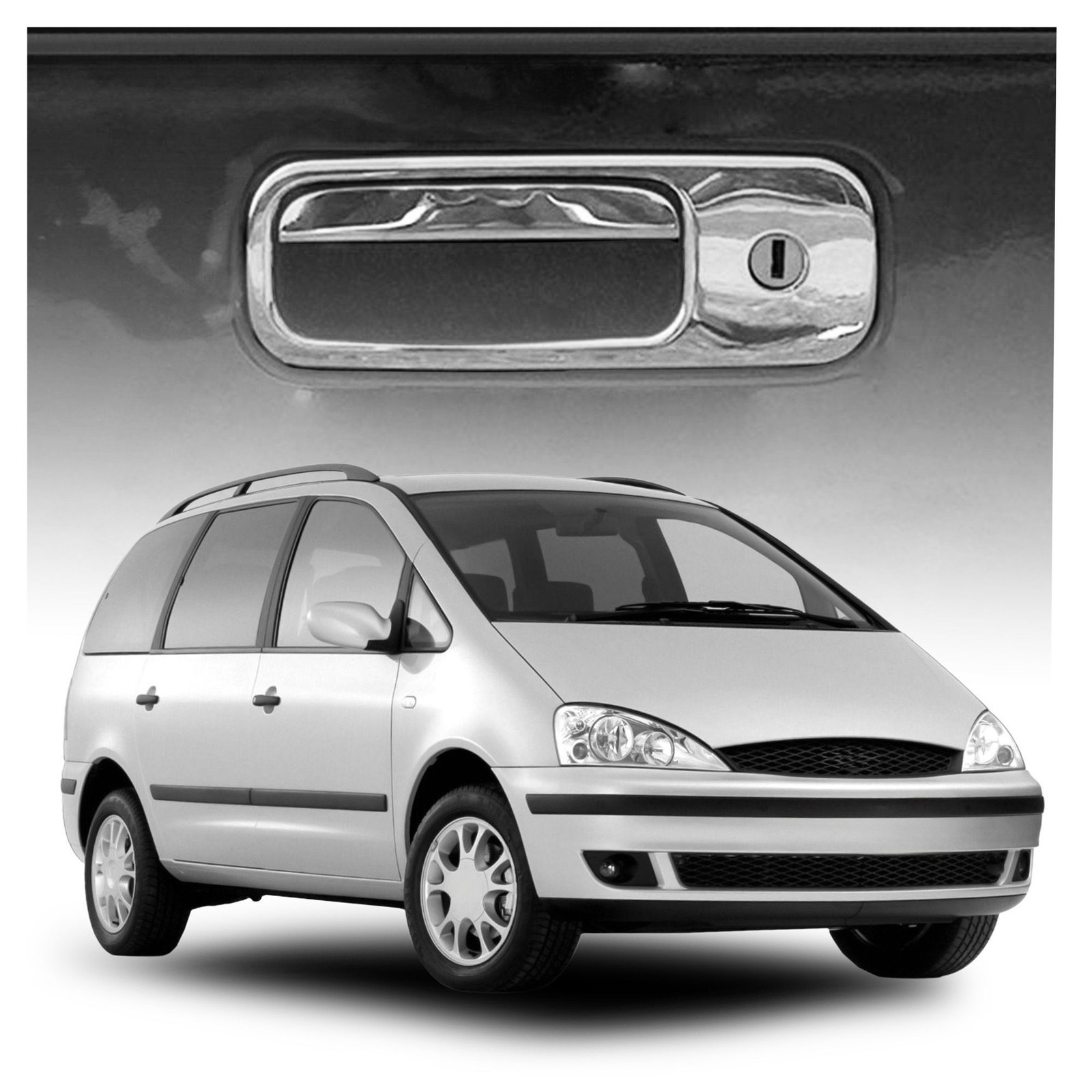 Tailgate Handle Cover for Ford Galaxy (WGR) 1995-2006 Chrome
