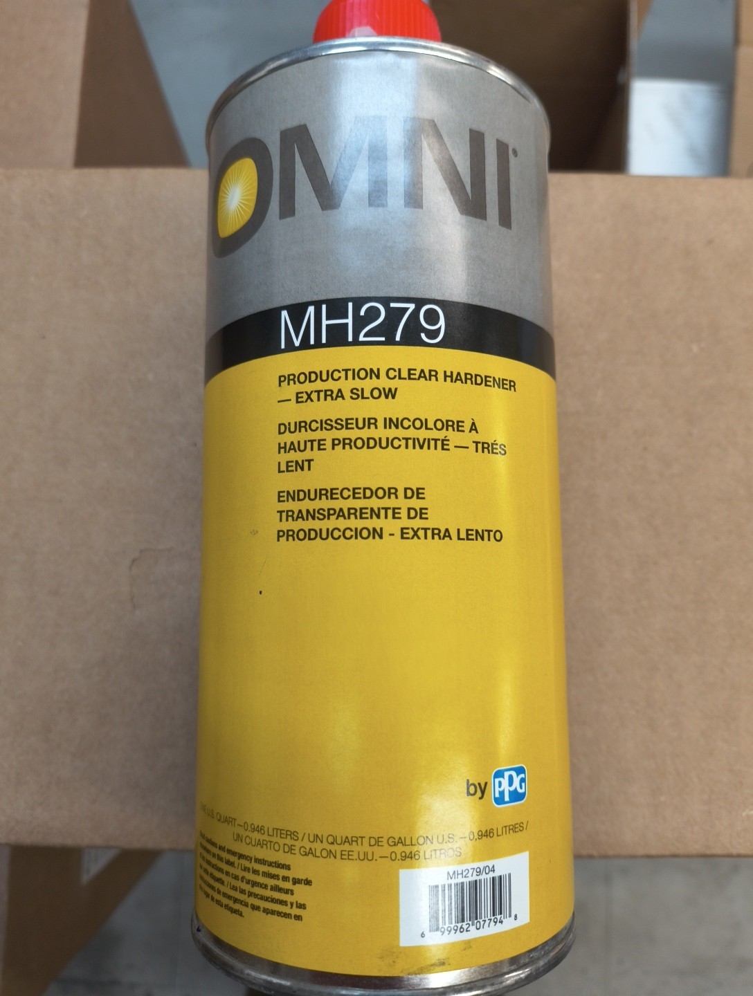 PPG OMNI MH 279 PRODUCTION CLEAR HARDENER- SLOW