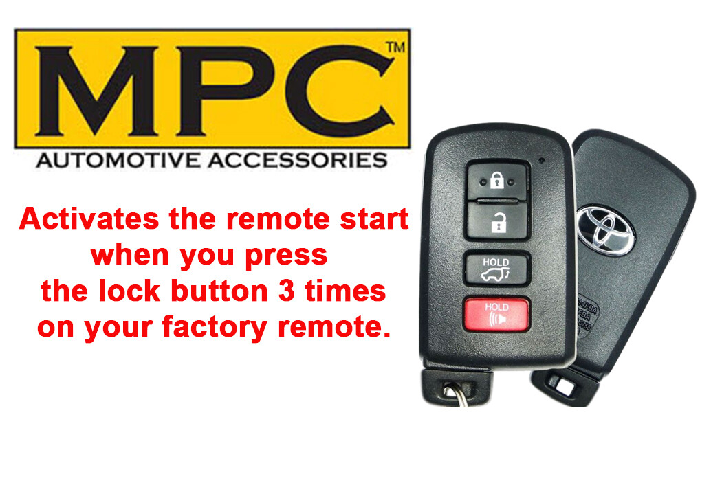 Plug-n-Play OEM Remote Activated Remote Start Kit For 2016-2019 Lexus RX350