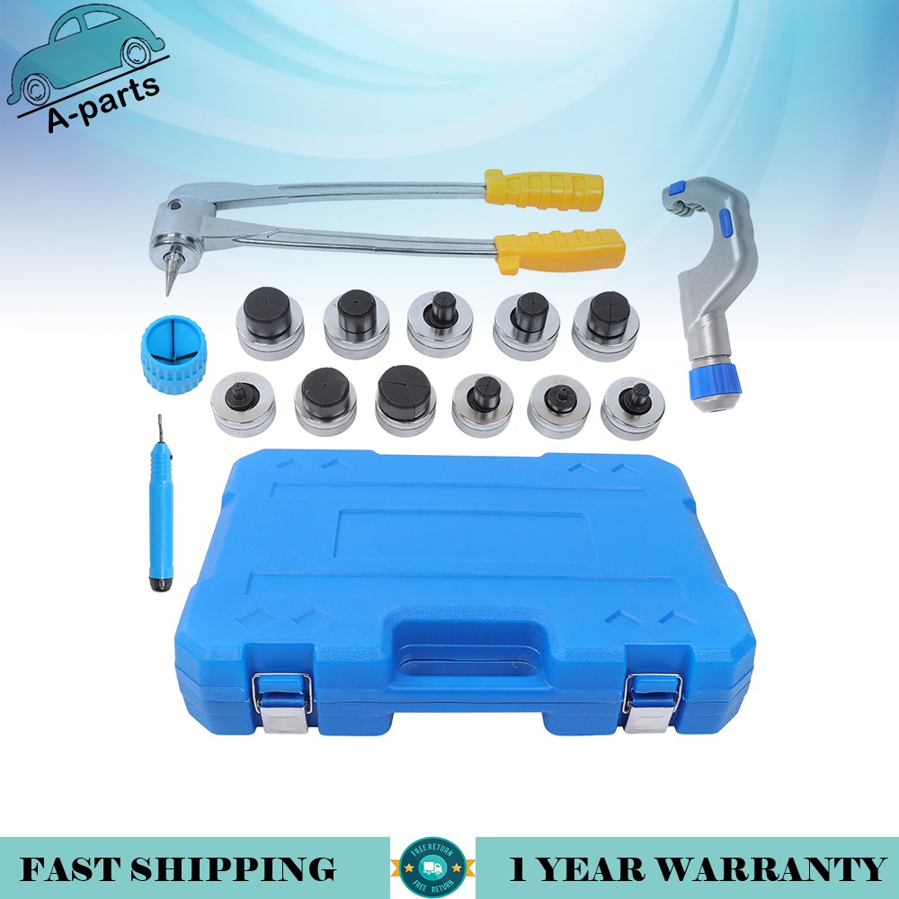 High Quality HVAC Tubing Expander Kit Tube Swaging Set Includes 3/8'' To 1-5/8''