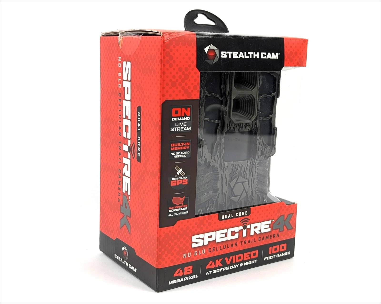 NEW Stealth Cam Dual Core Spectre 4K No Glo Cellular Trail Cam 48MP 100FT Range