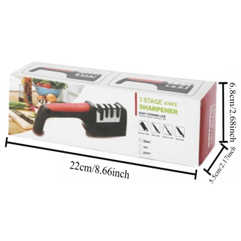 1Pc four-stage sharpening stone quick sharpener multi-functional tool