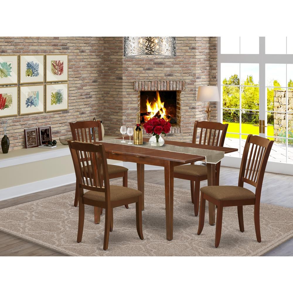 Dining Room Set Mahogany, PSDA5-MAH-C
