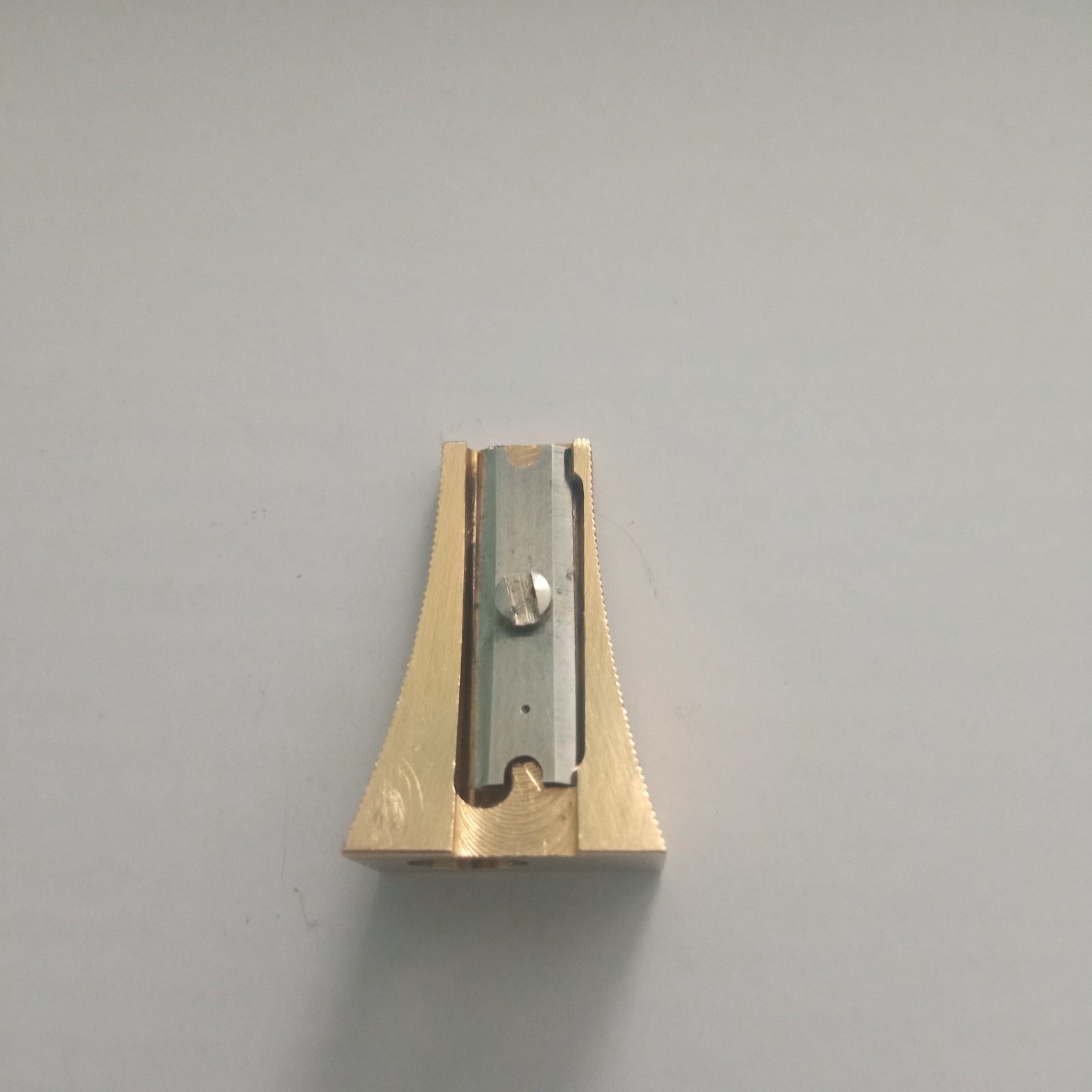 vintage brass Janus 4048 Faber sharpener