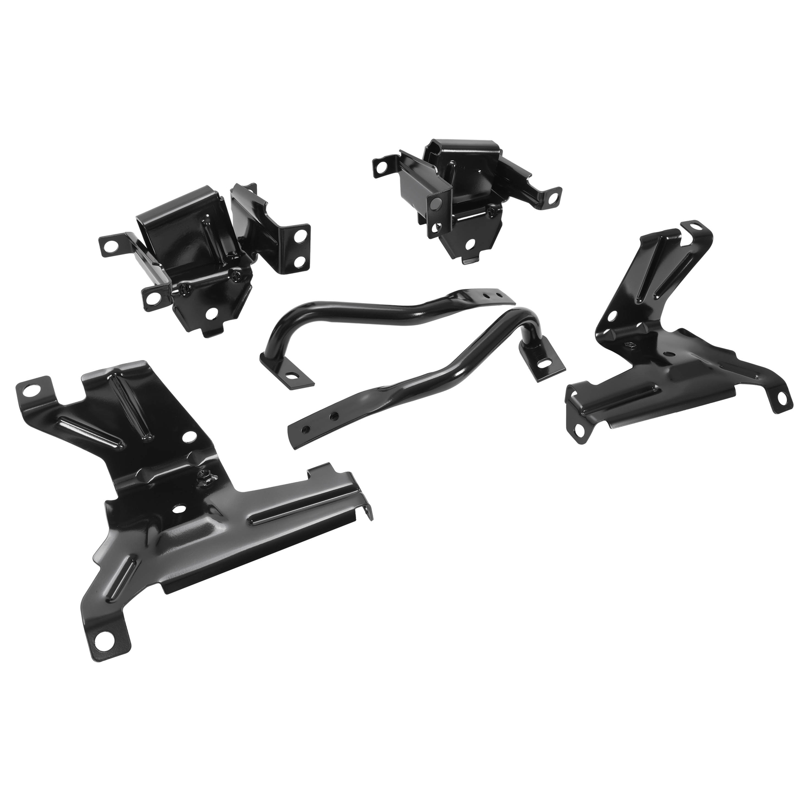 Front Bumper Brackets Outer + Inner For GMC Sierra 1500 07-13/2500HD 3500 07-10