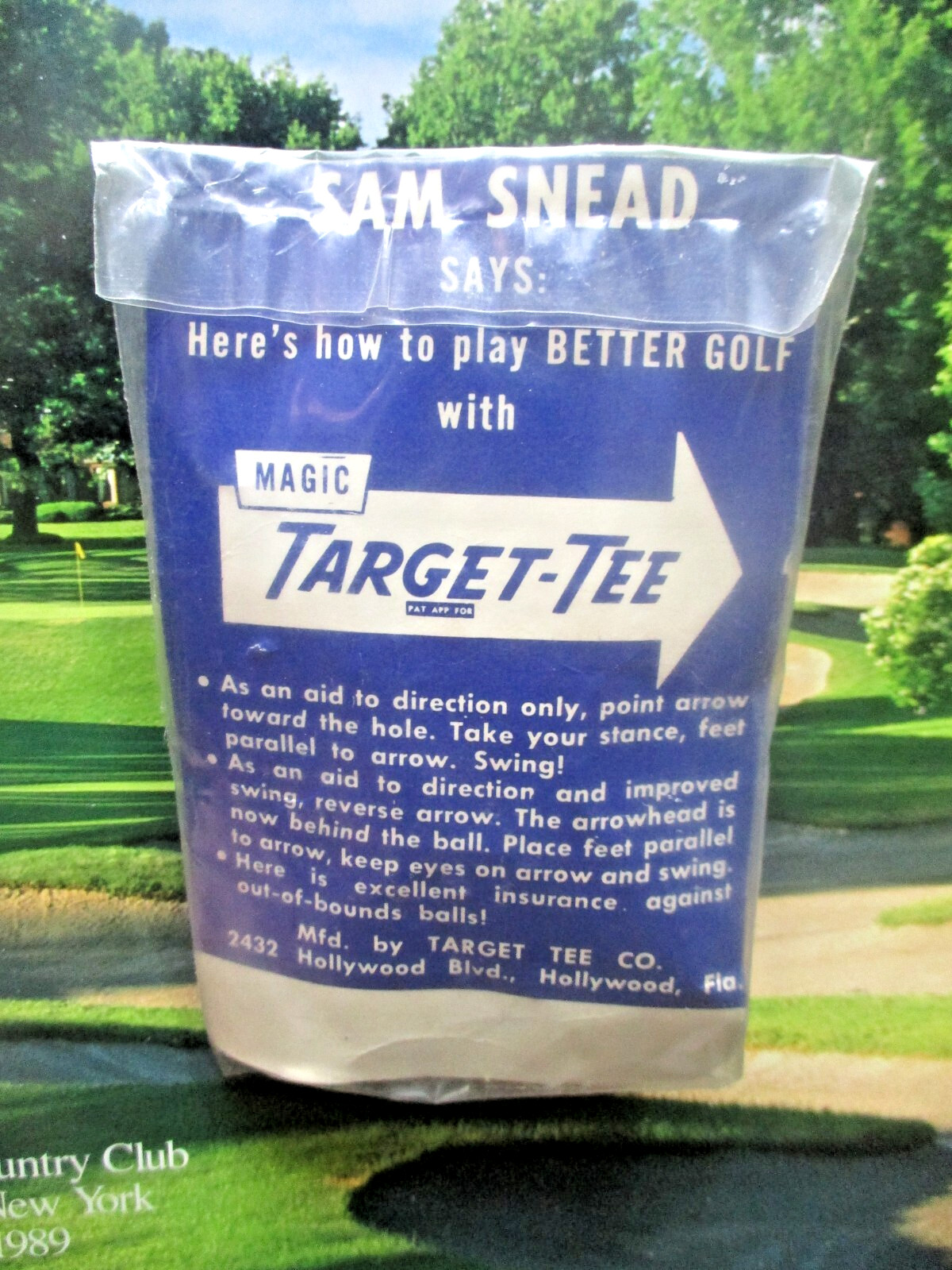 vtg - MAGIC TARGET TEE - Sam Snead endorsed - Golf tees
