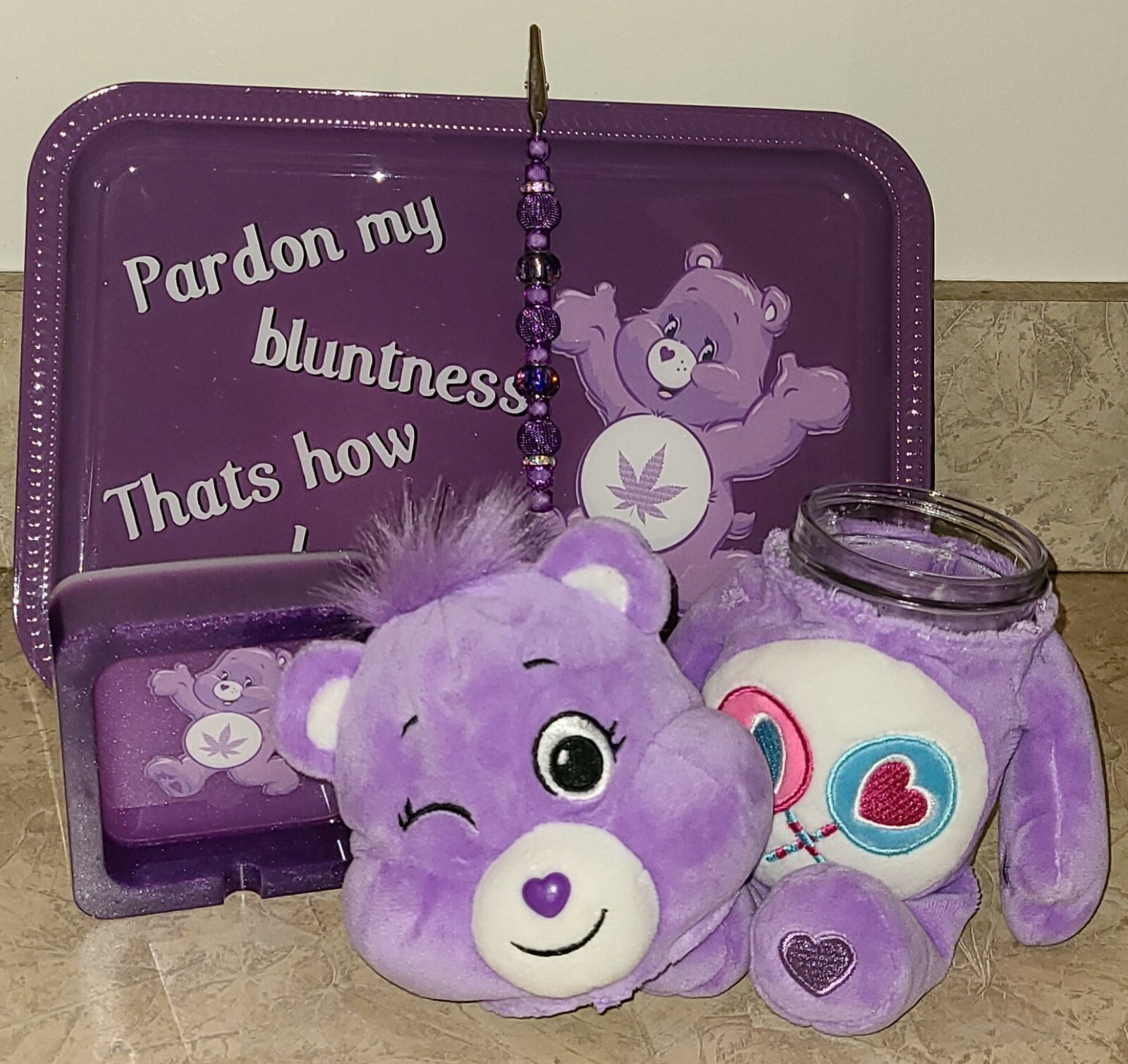 Snare Bear Rolling Tray Set