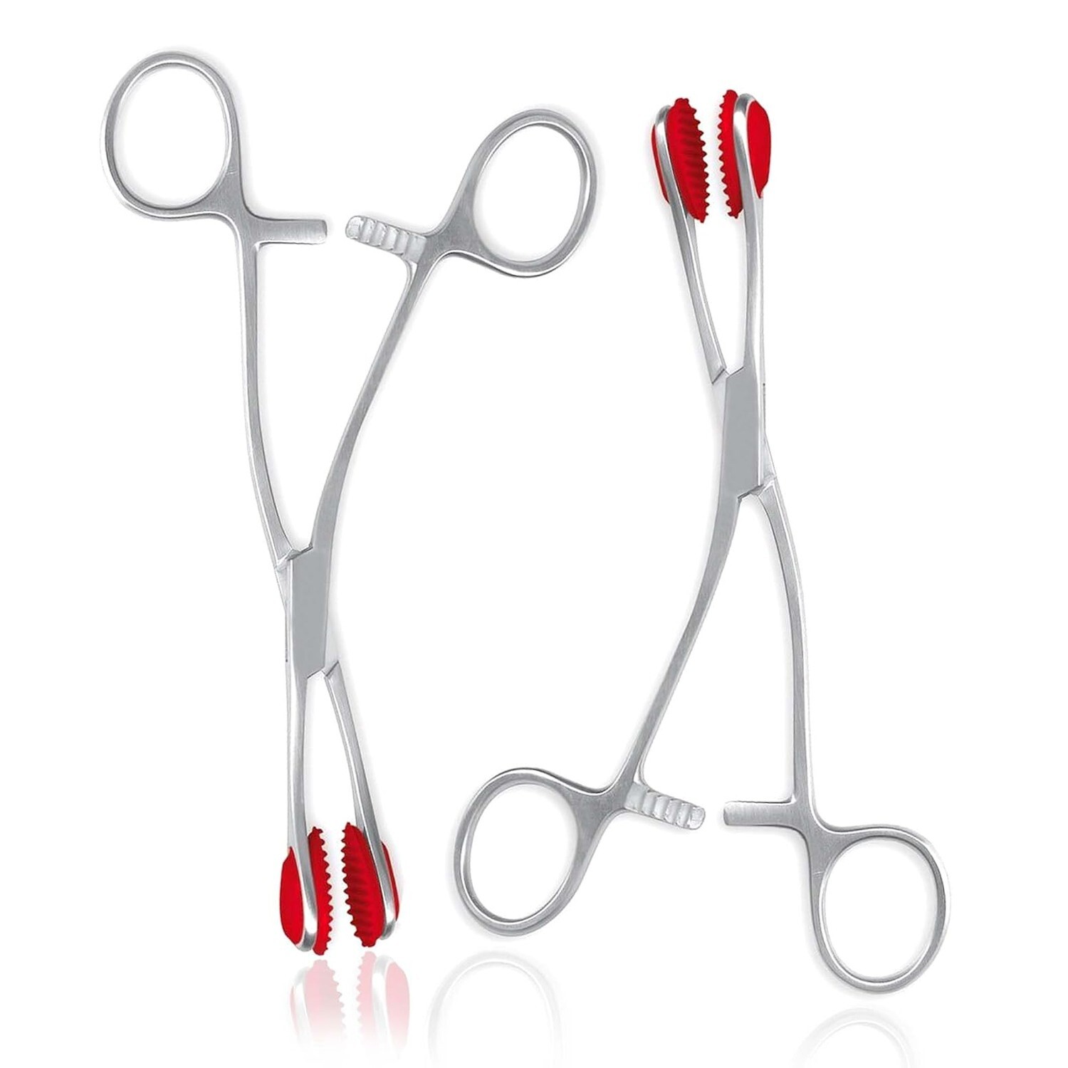 AAProTools Young Tongue Rubber Jaws Seizing Forceps (Pack of 2)