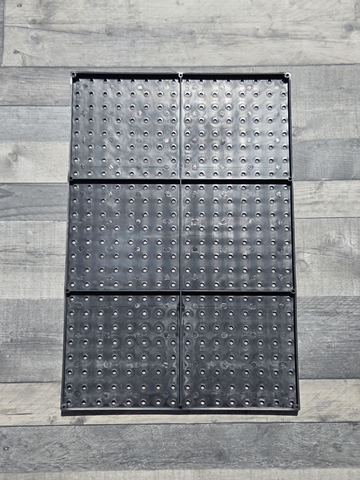 1pc WallPeg Black Plastic Pegboard Panels