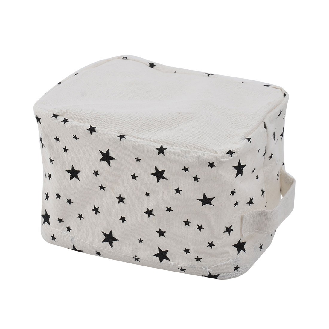 Desktop Fabric Star Pattern Makeup Sundries Storage Box Basket Closet