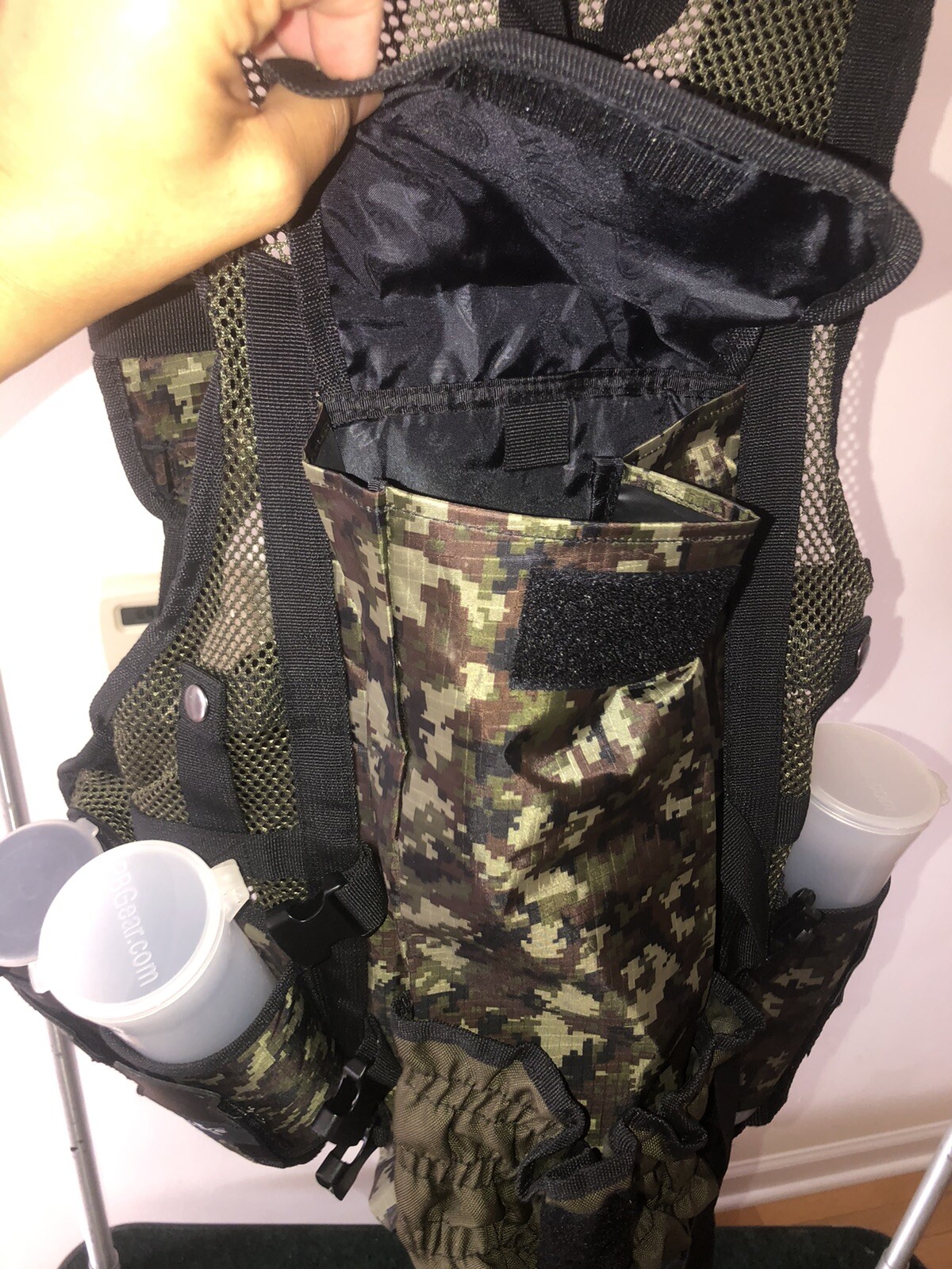 NXe Paintball UNIQUE digital camo back pack and pod holder