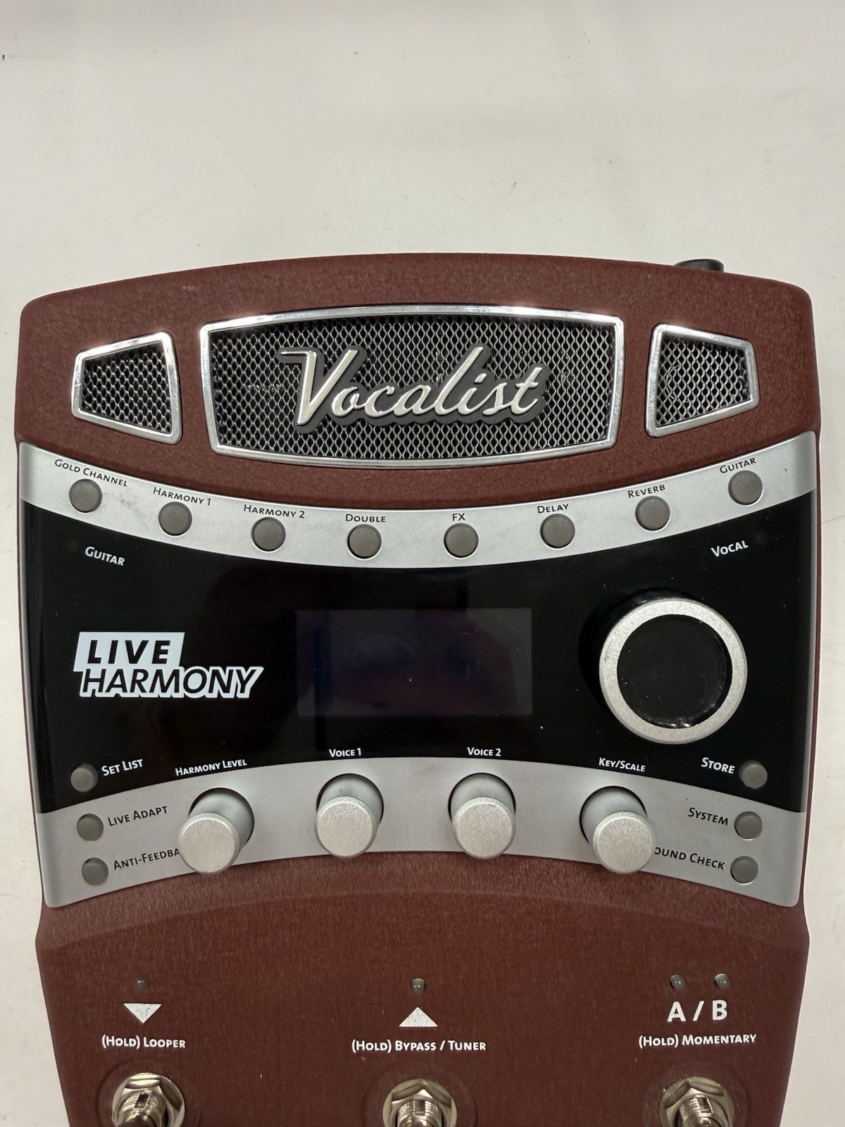 Digitech VLHM Vocalist Live Harmony Vocal Effects Processor Pedal + Box & PSU
