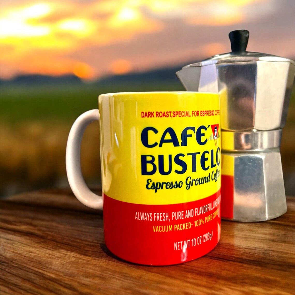Café Bustelo Coffee Mug, Funny Cafecito Cup