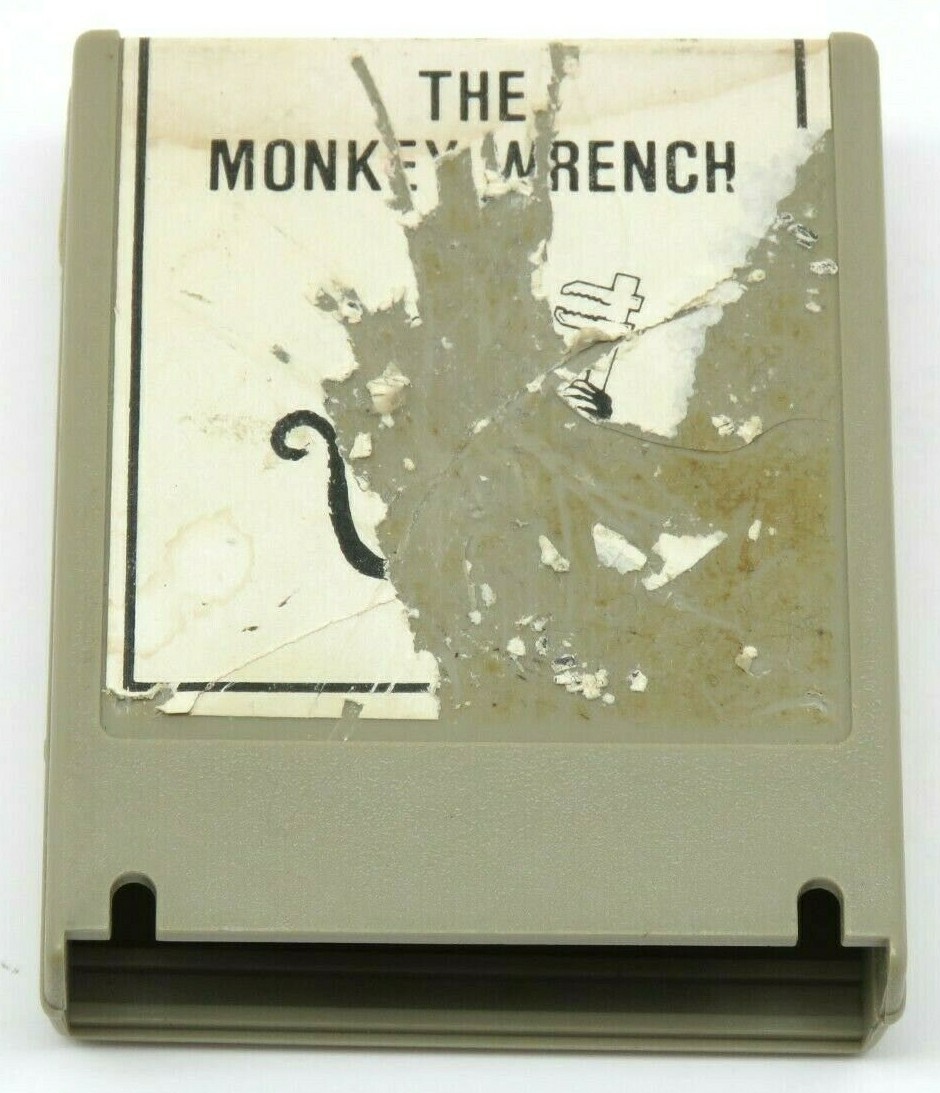 The MONKEY WRENCH II   Atari 800 Cartridge Only Tested and Works (see pictures)