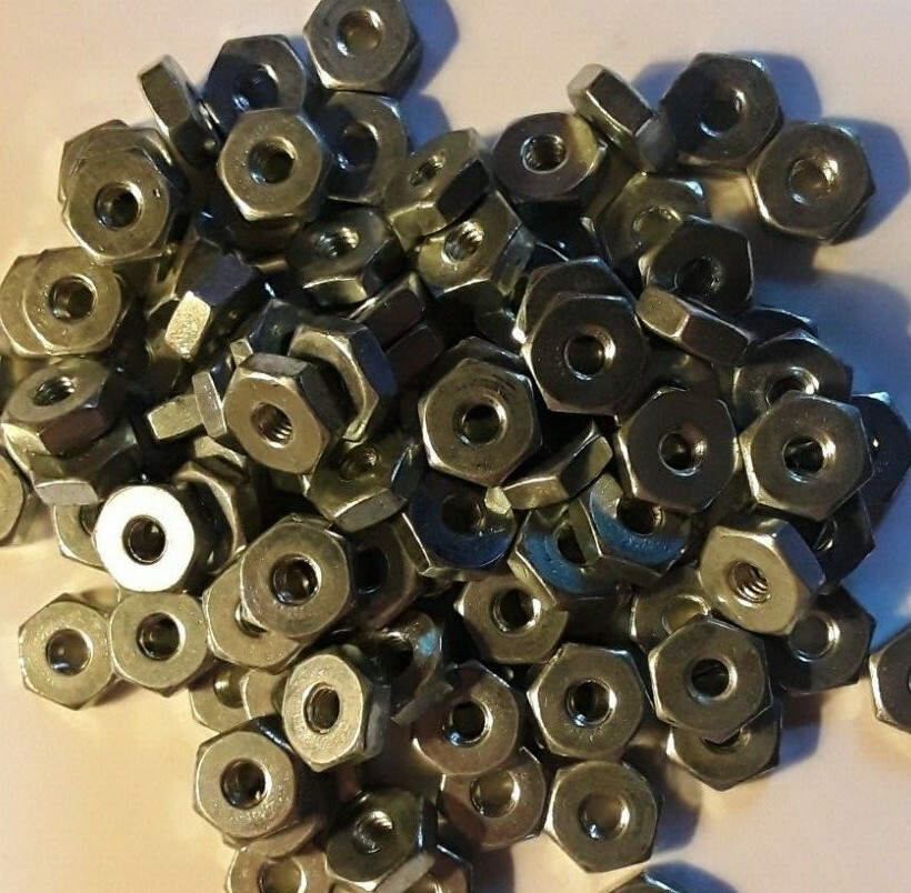 #5-44  Machine Screw Nut, Stainless Steel 18-8, Hex, SELECT QTY