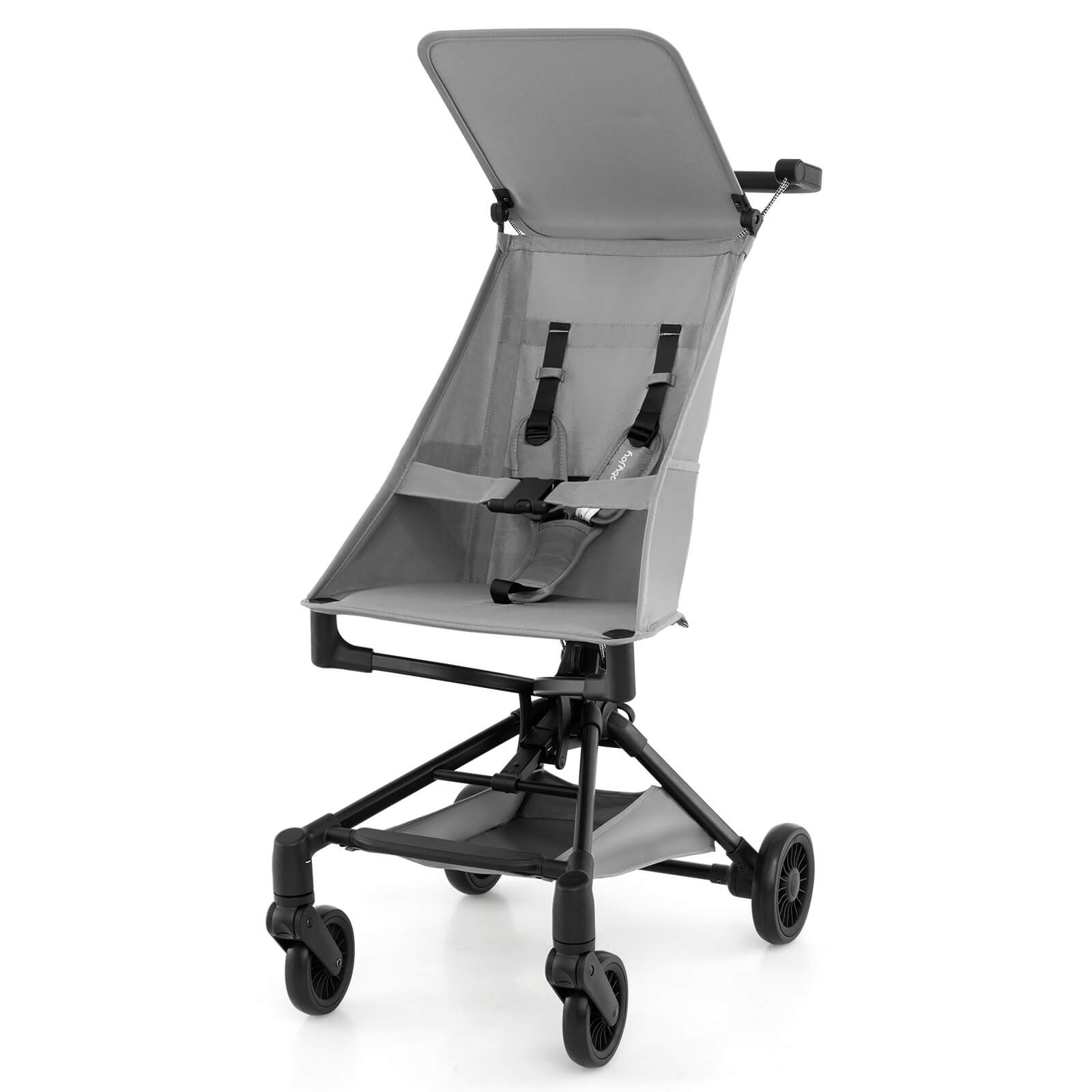 Lightweight Baby Stroller Compact & Airplane-Friendly Travel Stroller wi/ Canopy