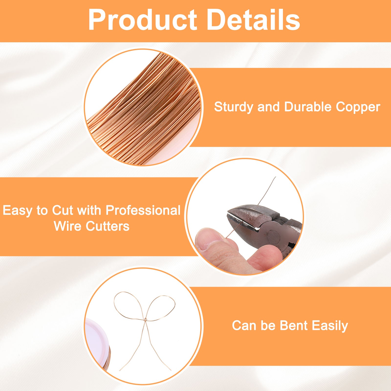 wire 23ft 22 Gauge Copper Craft Jewelry Wrapping Wire