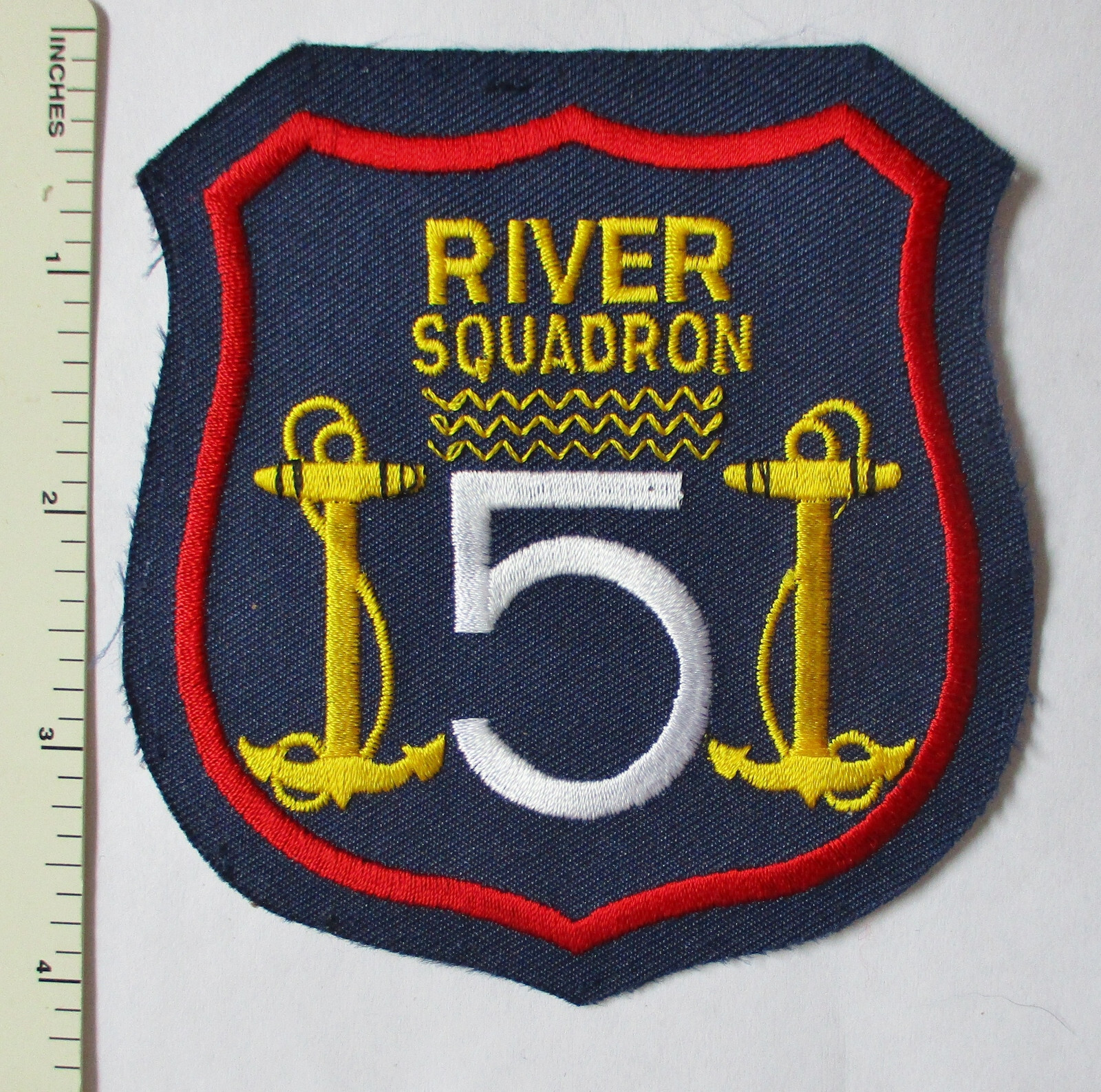 US NAVY RIVER SQUADRON 5 PATCH Made for Vietnam War Veterans