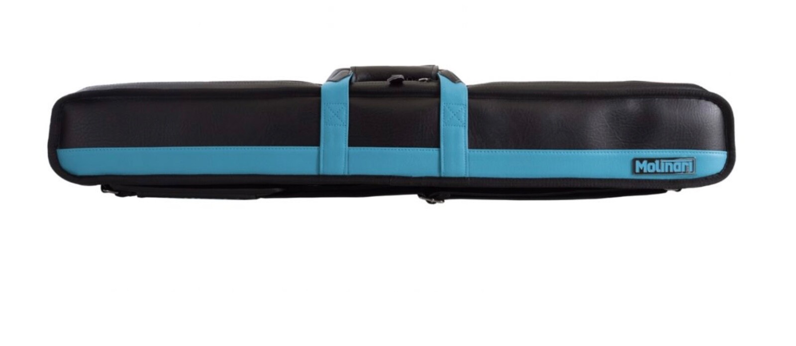 MOLINARI CUE CASE SOFT 2x4 BLACK / BLUE
