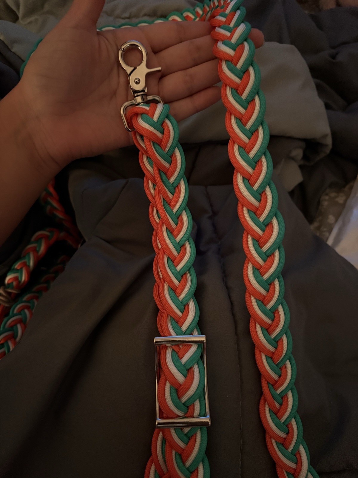 plain custom paracord reins