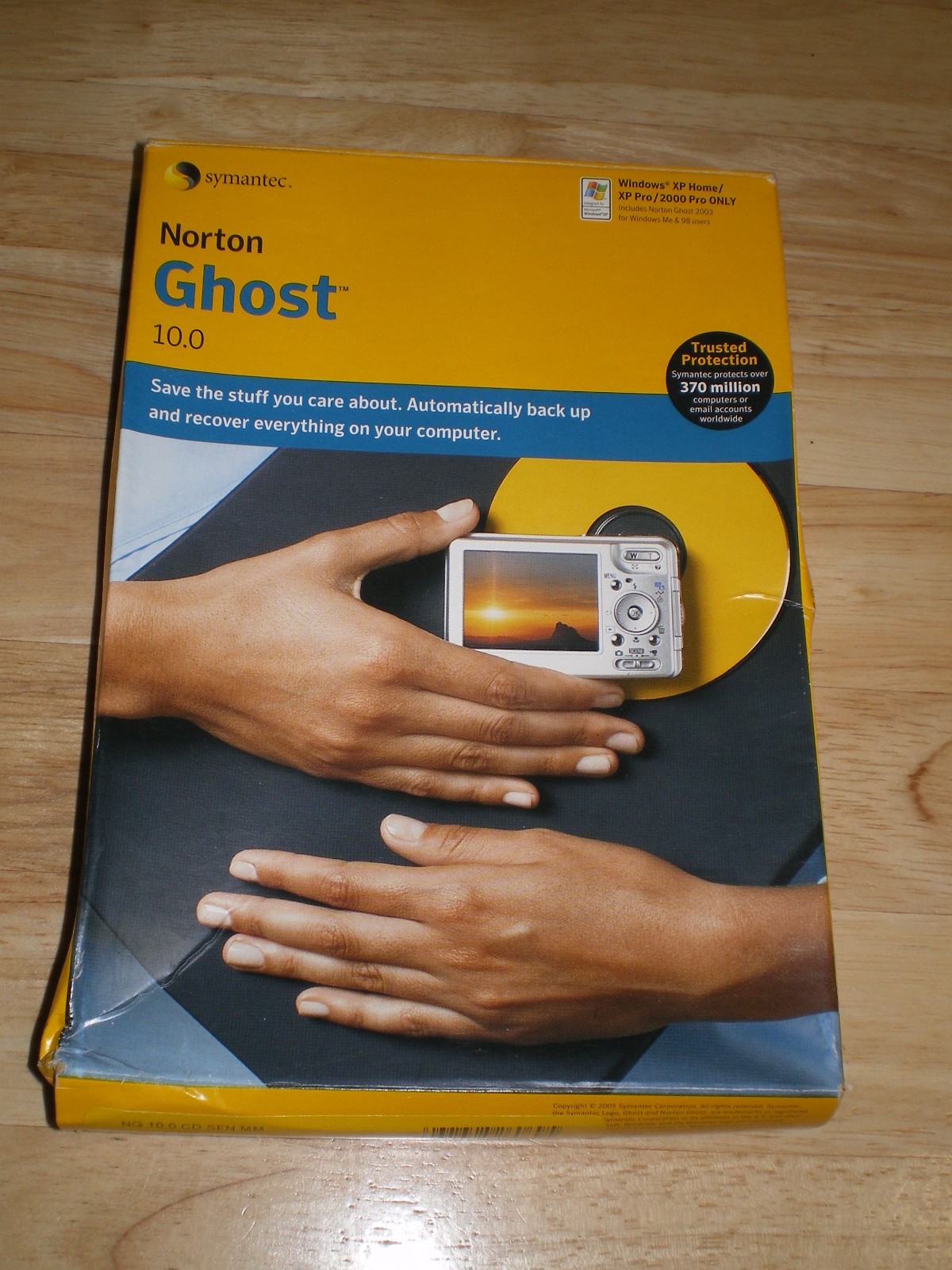 Norton Ghost 10 & 2003 on CDROM with Product Key and Installation Instructions