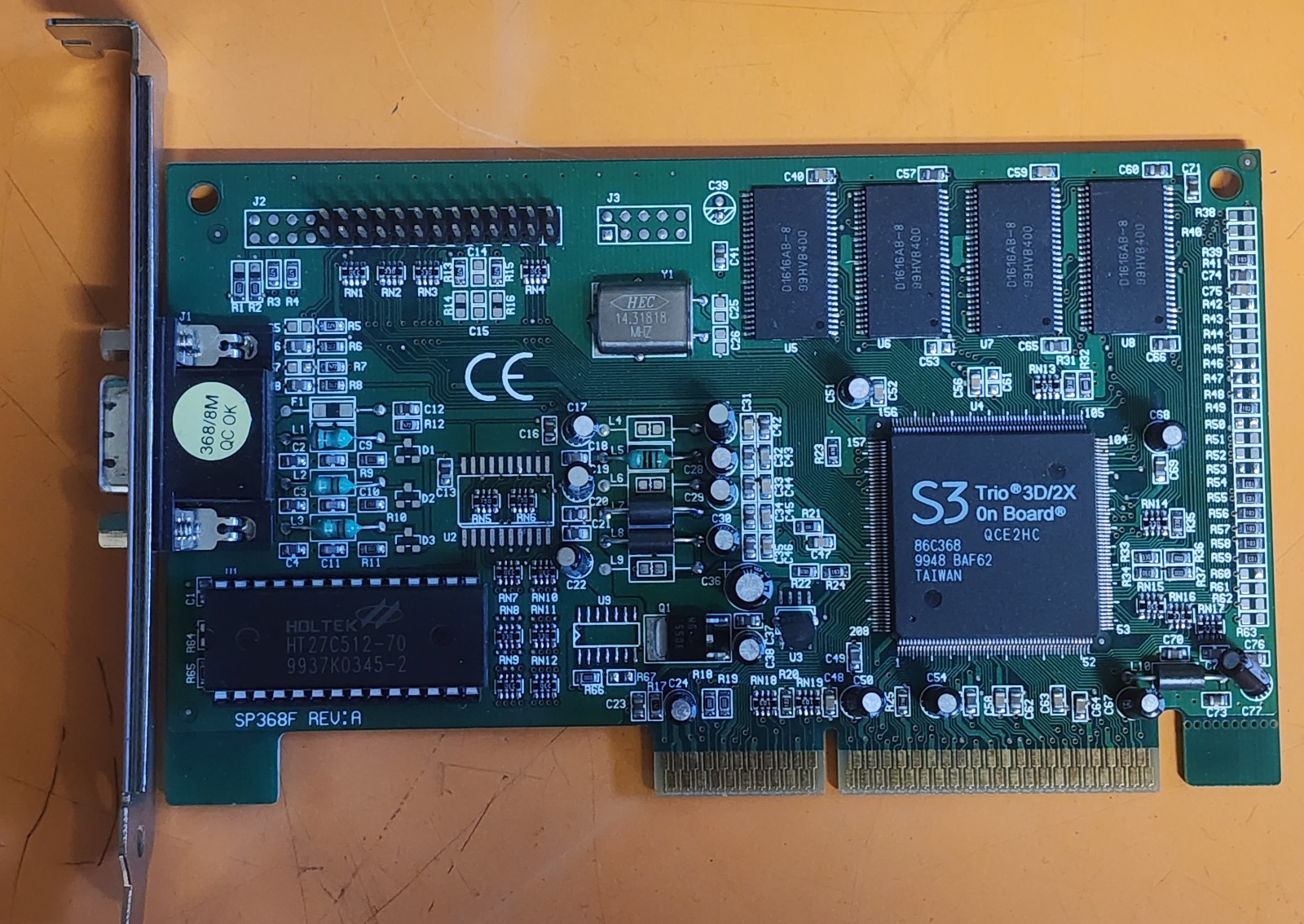 Sparkle S3 Trio3D/2X 8MB Vintage AGP Graphics Card - Tested! - 008-A2-S302-01