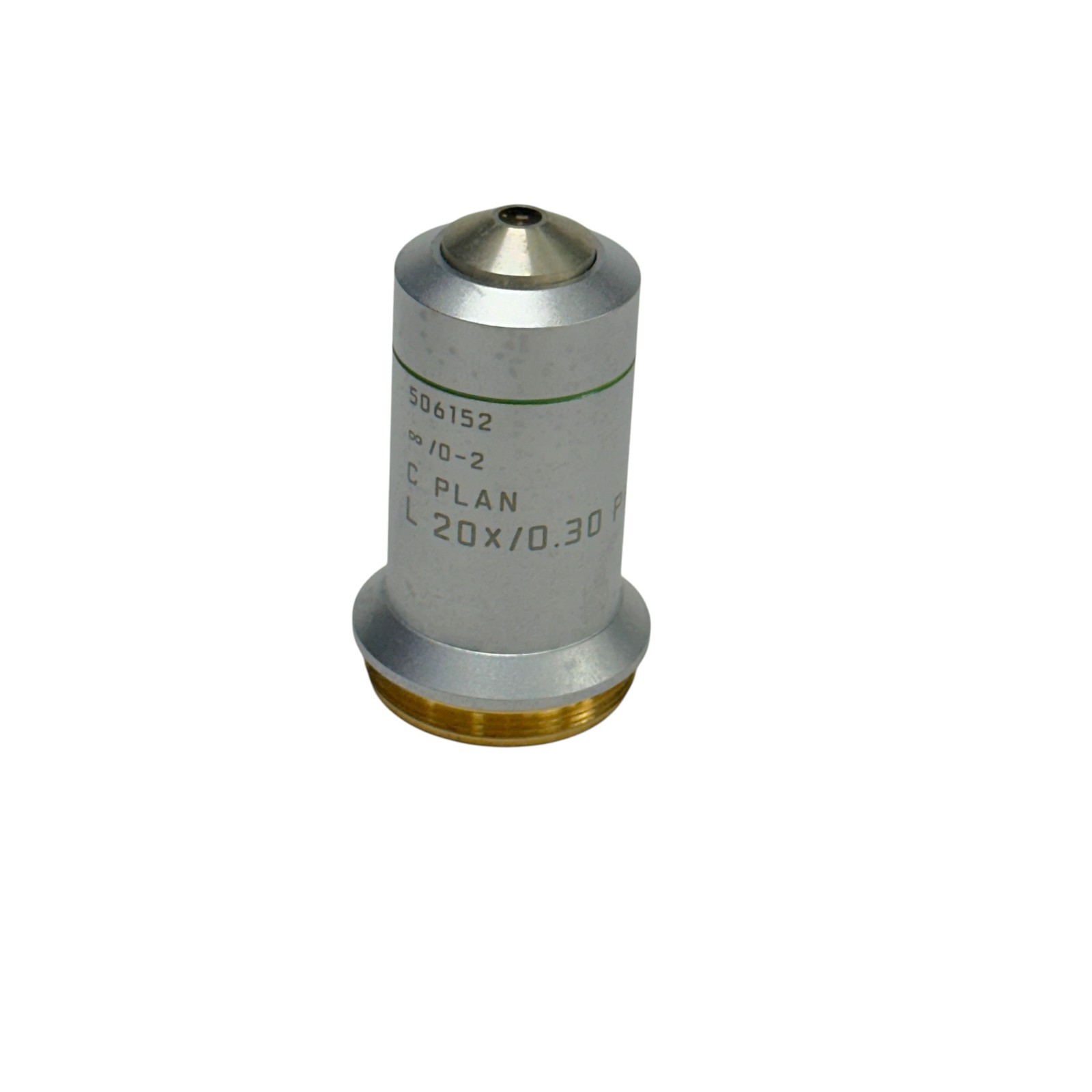 Leica 506152 C PlanL 20x/0.30 Ph1 Phase Contrast Microscope Objective Lens ∞/0-2