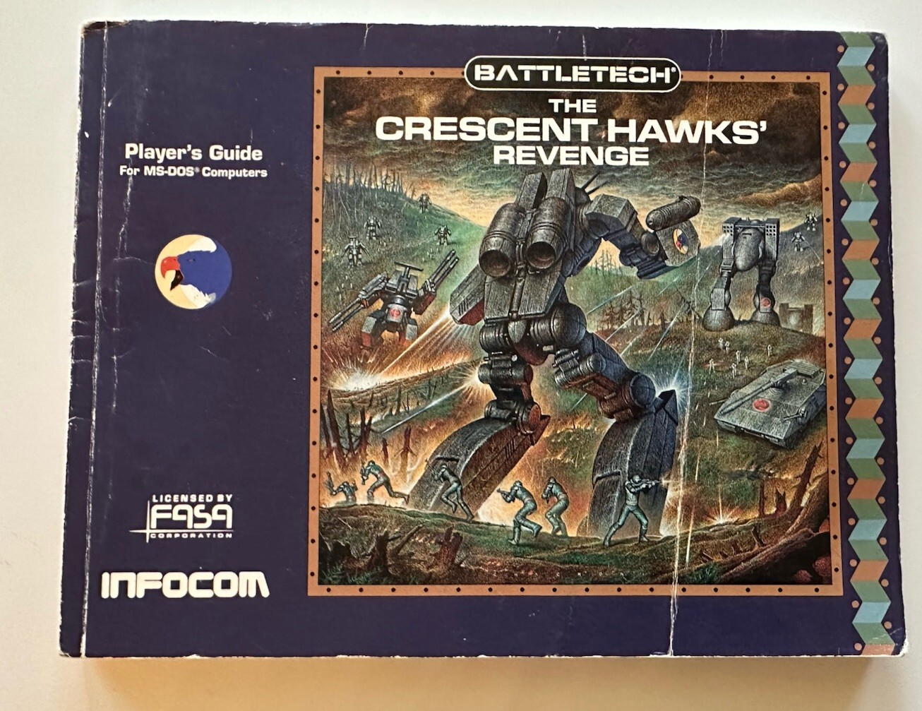 BATTLETECH The Crescent Hawks’ Revenge Player’s Guide MS-DOS 1990 Instructions