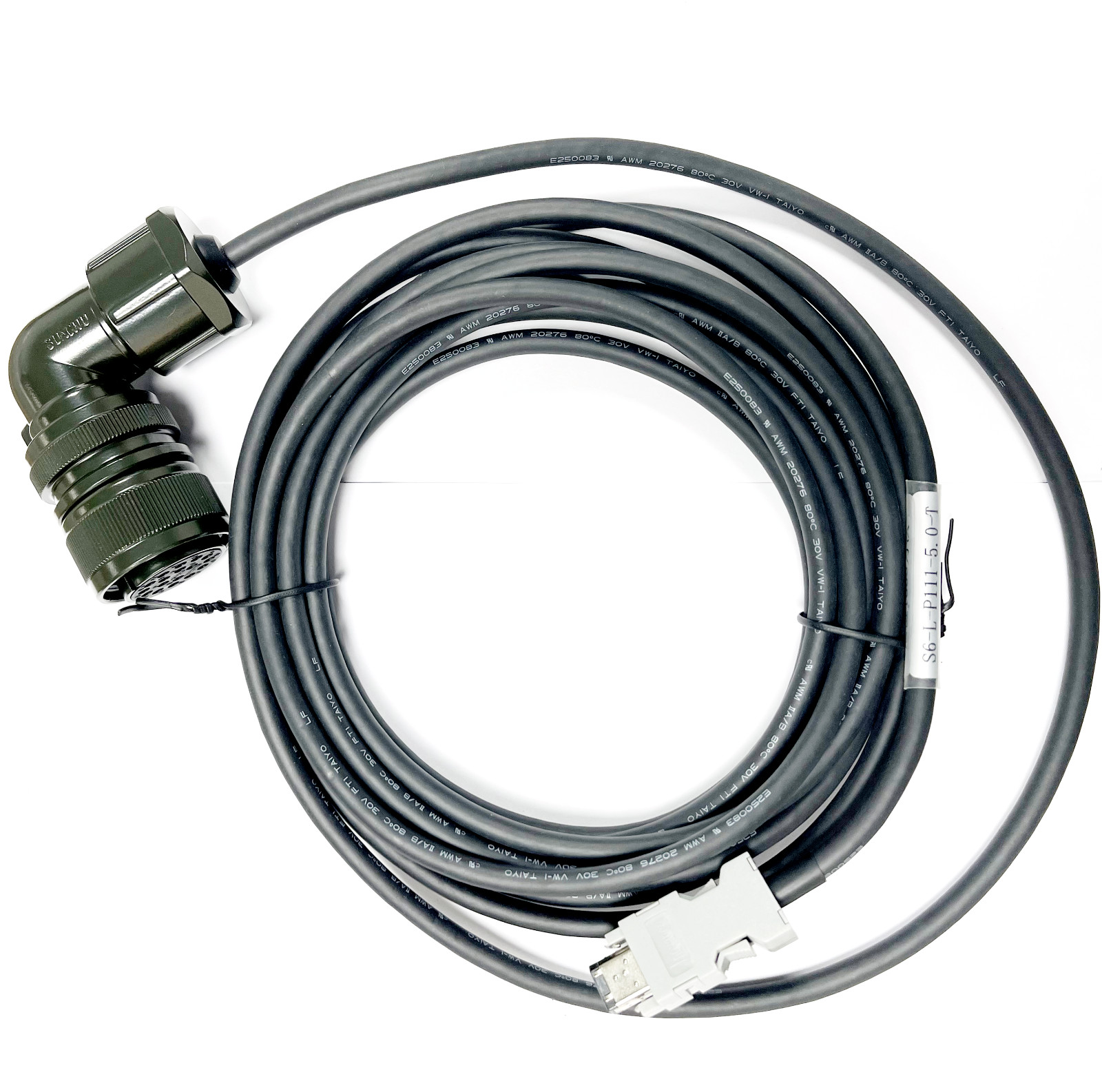 S6-L-P111-5.0-T Servo Motor Coding Cable Inovance Servo High Power Encoder Line