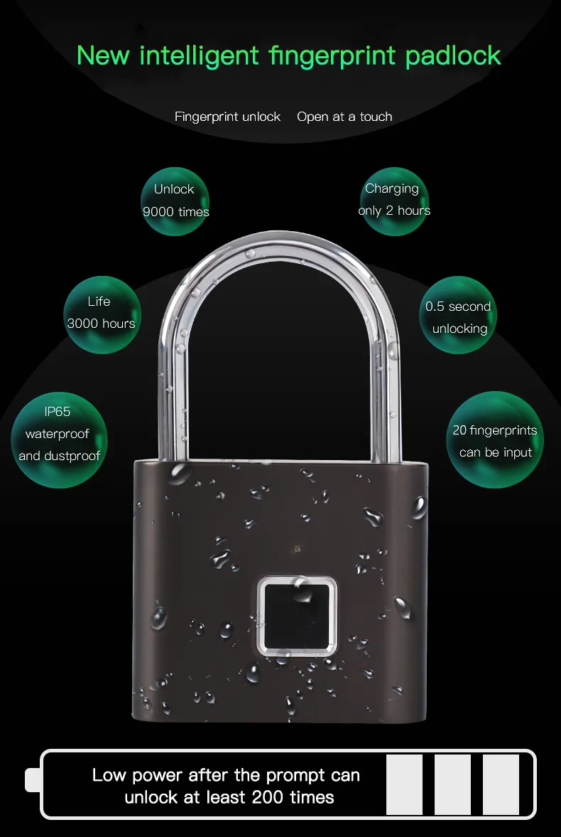 BDI Smart Fingerprint Padlock