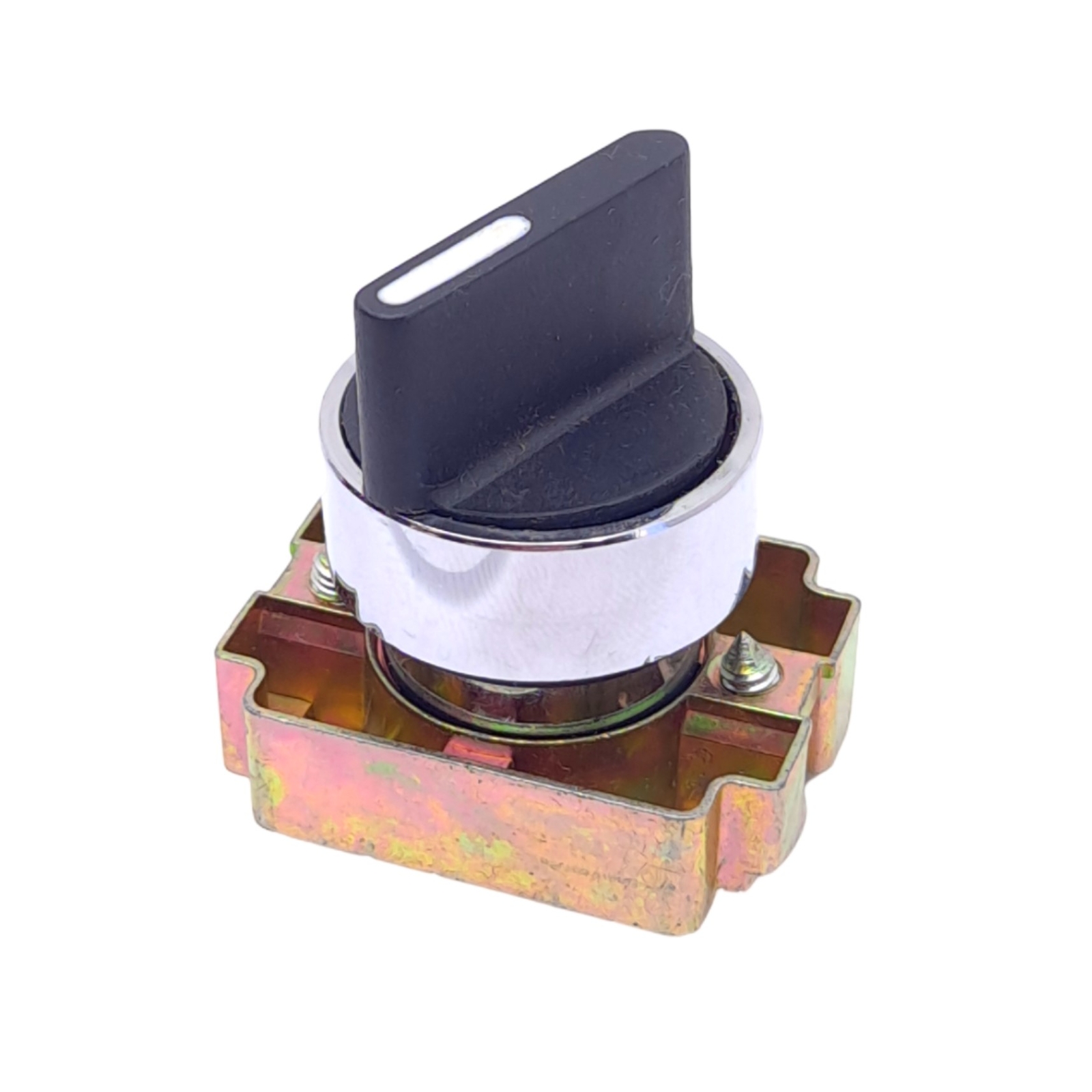 Altech 2AS2-2 Rotary Selector Switch w/ Mounting, ø30mm, Spring Return
